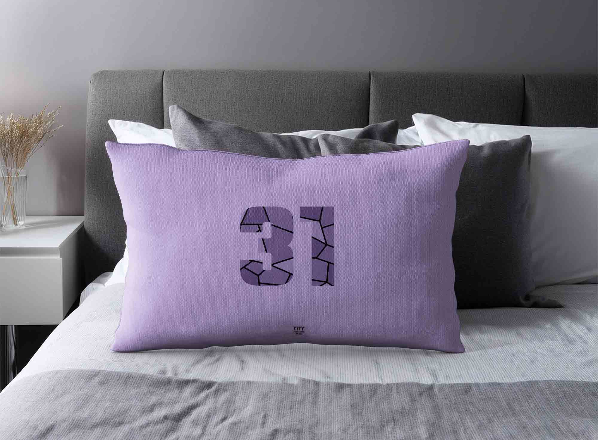 Print Deliver Plus 31 Number Square & Rectangle Pillow Cases image 2