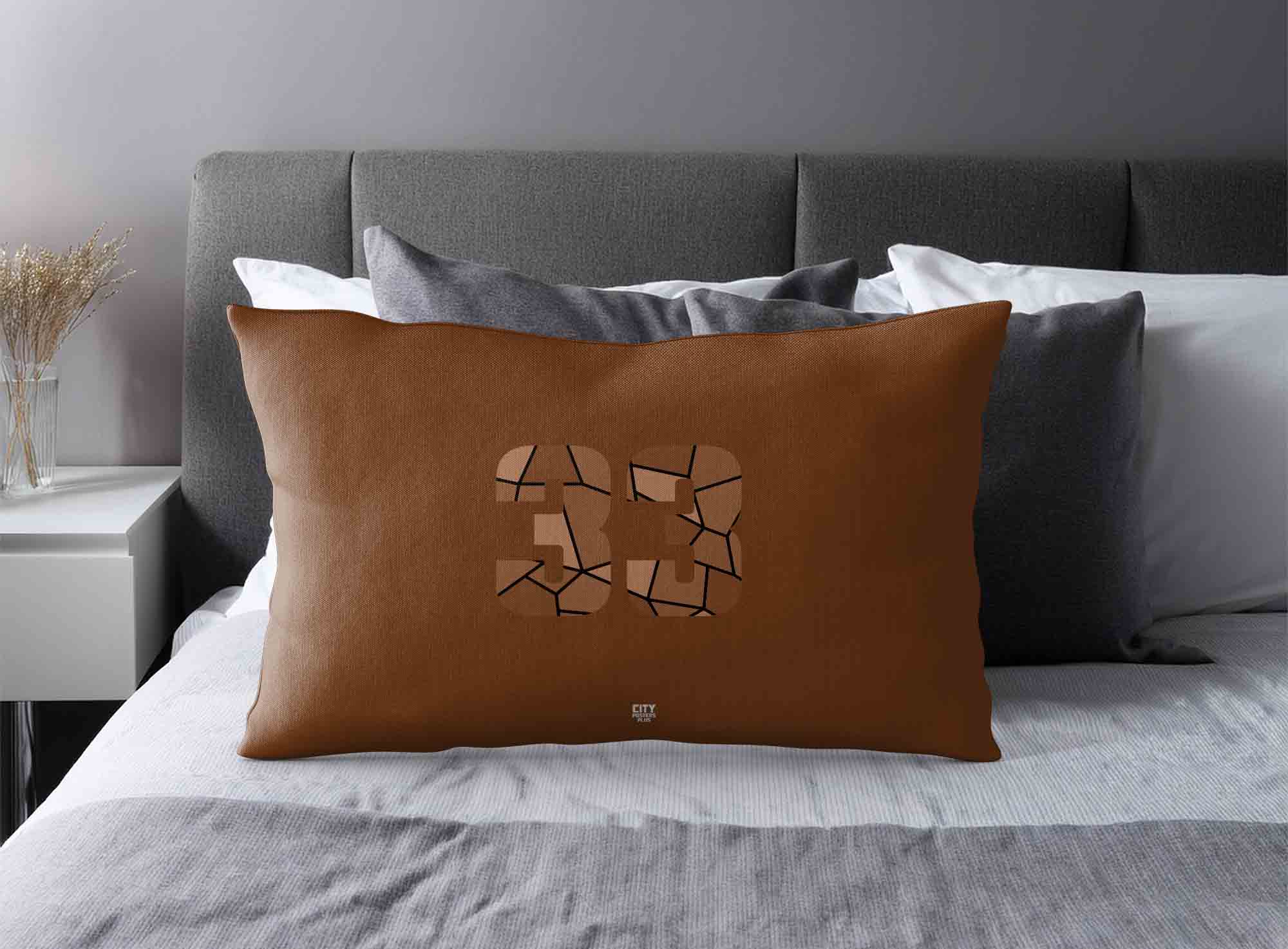Print Deliver Plus 33 Number Square & Rectangle Pillow Cases image 2