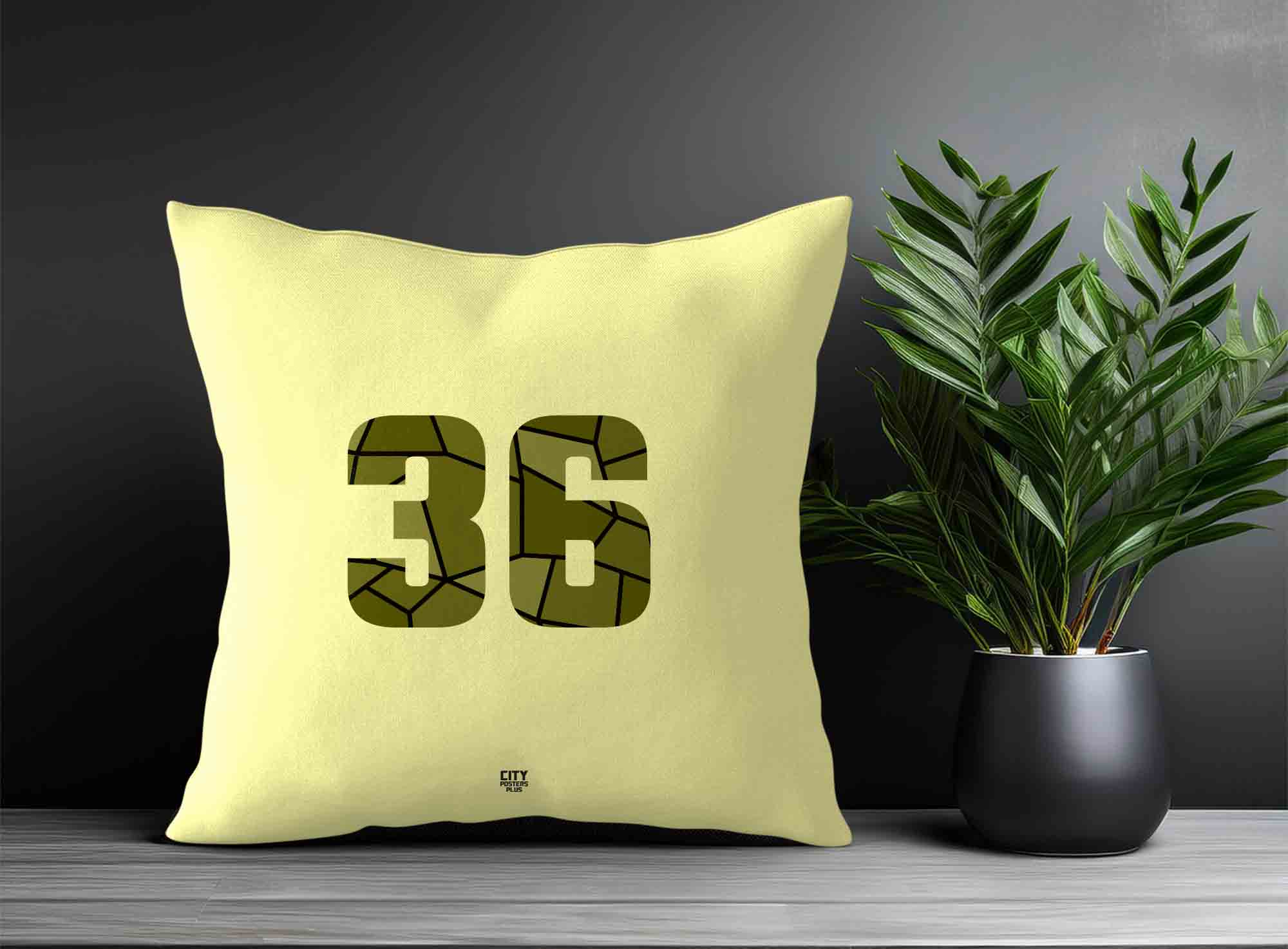 Print Deliver Plus 36 Number Square & Rectangle Pillow Cases