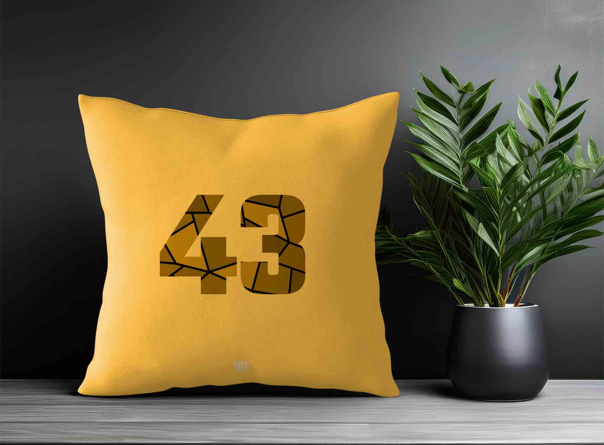 Print Deliver Plus 43 Number Square & Rectangle Pillow Cases