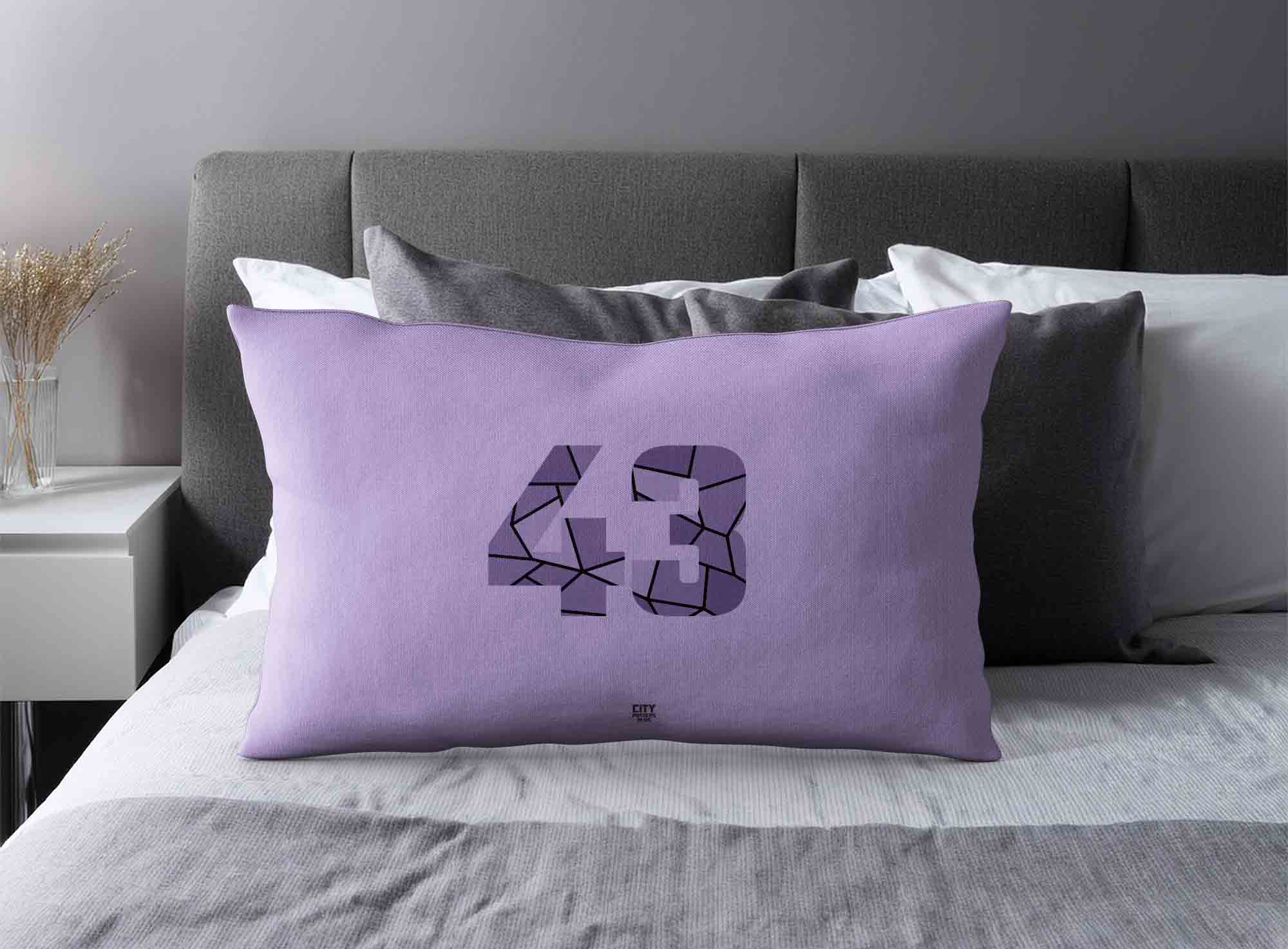 Print Deliver Plus 43 Number Square & Rectangle Pillow Cases image 2