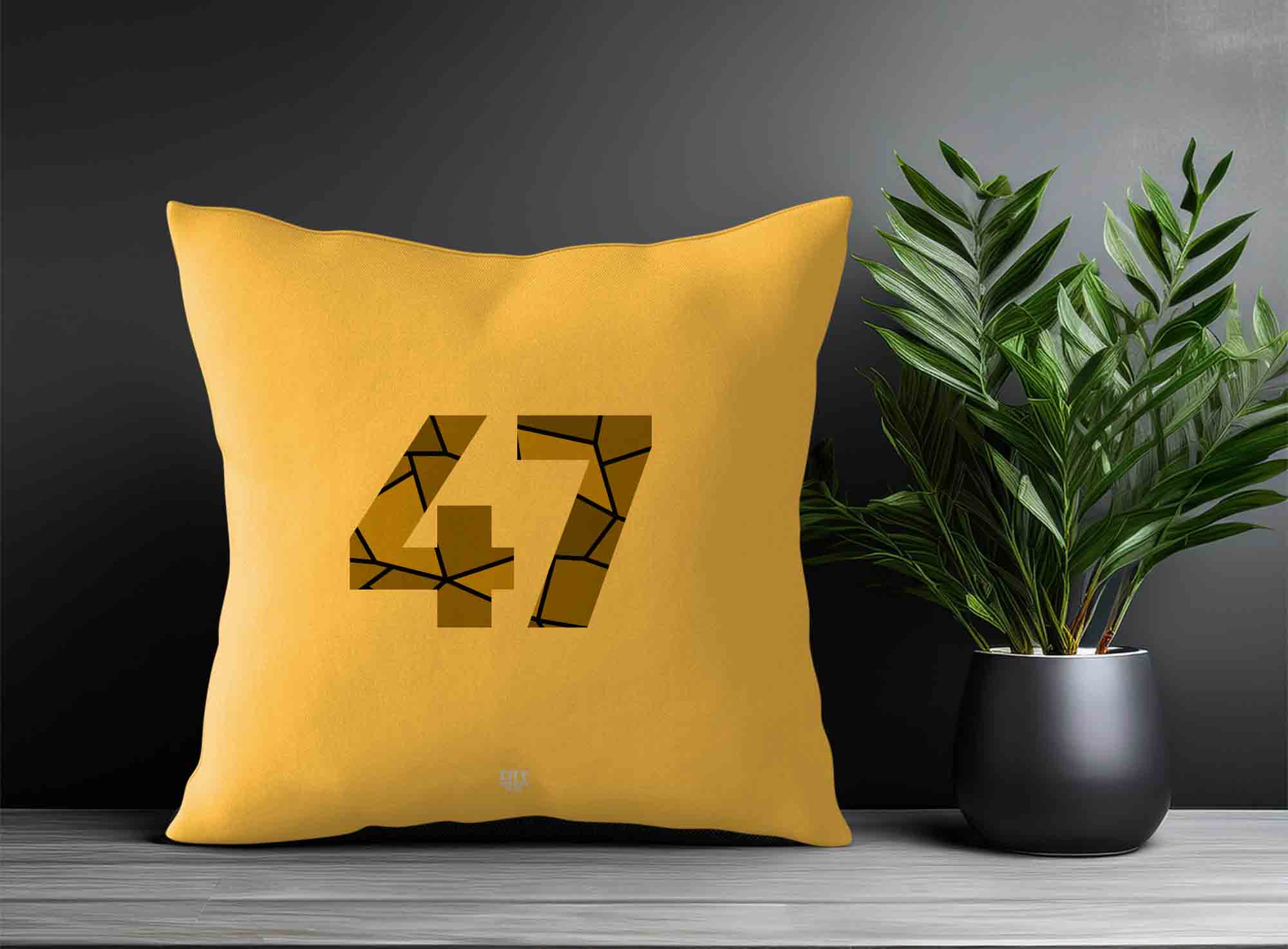 Print Deliver Plus 47 Number Square & Rectangle Pillow Cases