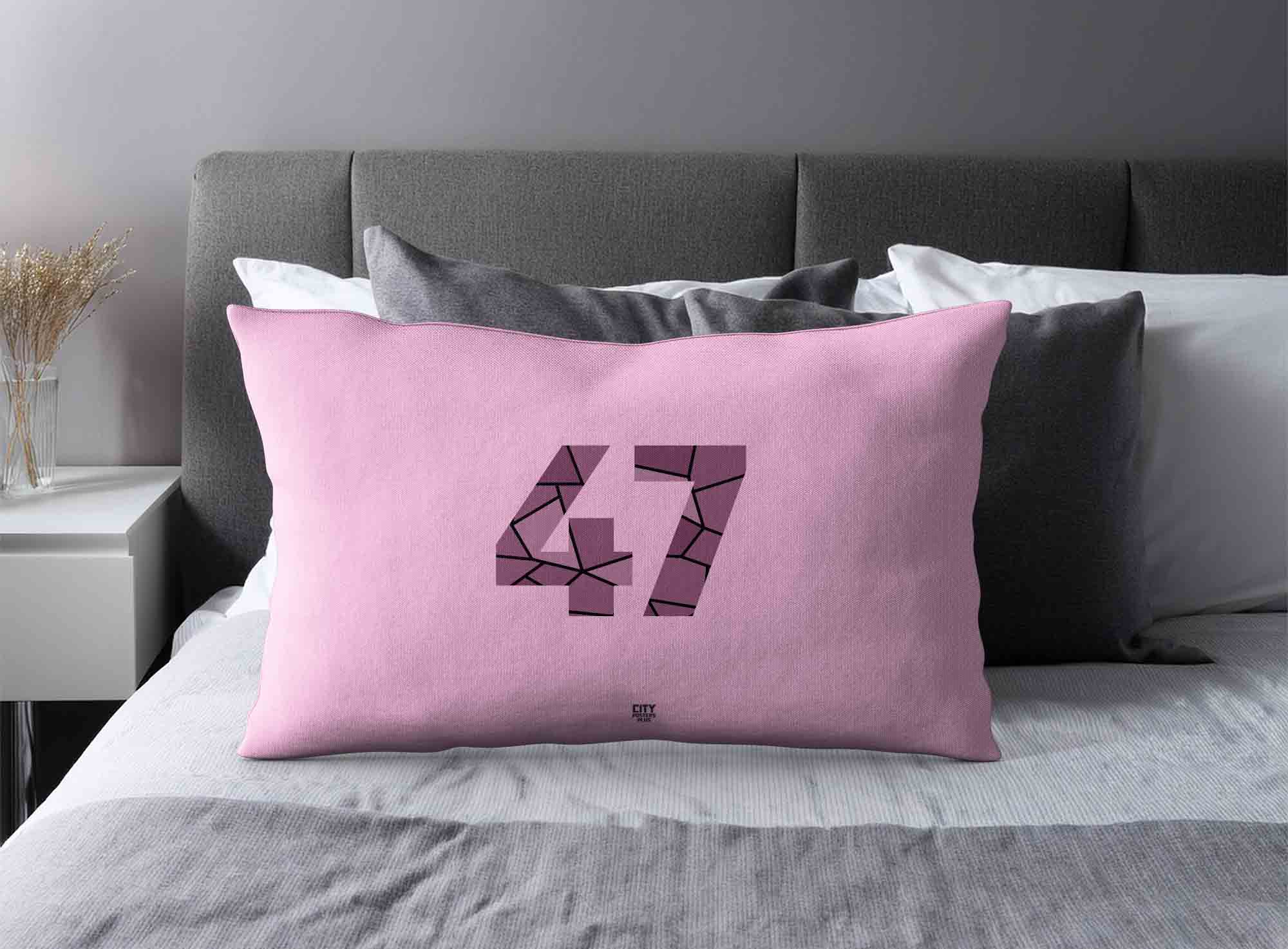 Print Deliver Plus 47 Number Square & Rectangle Pillow Cases image 2
