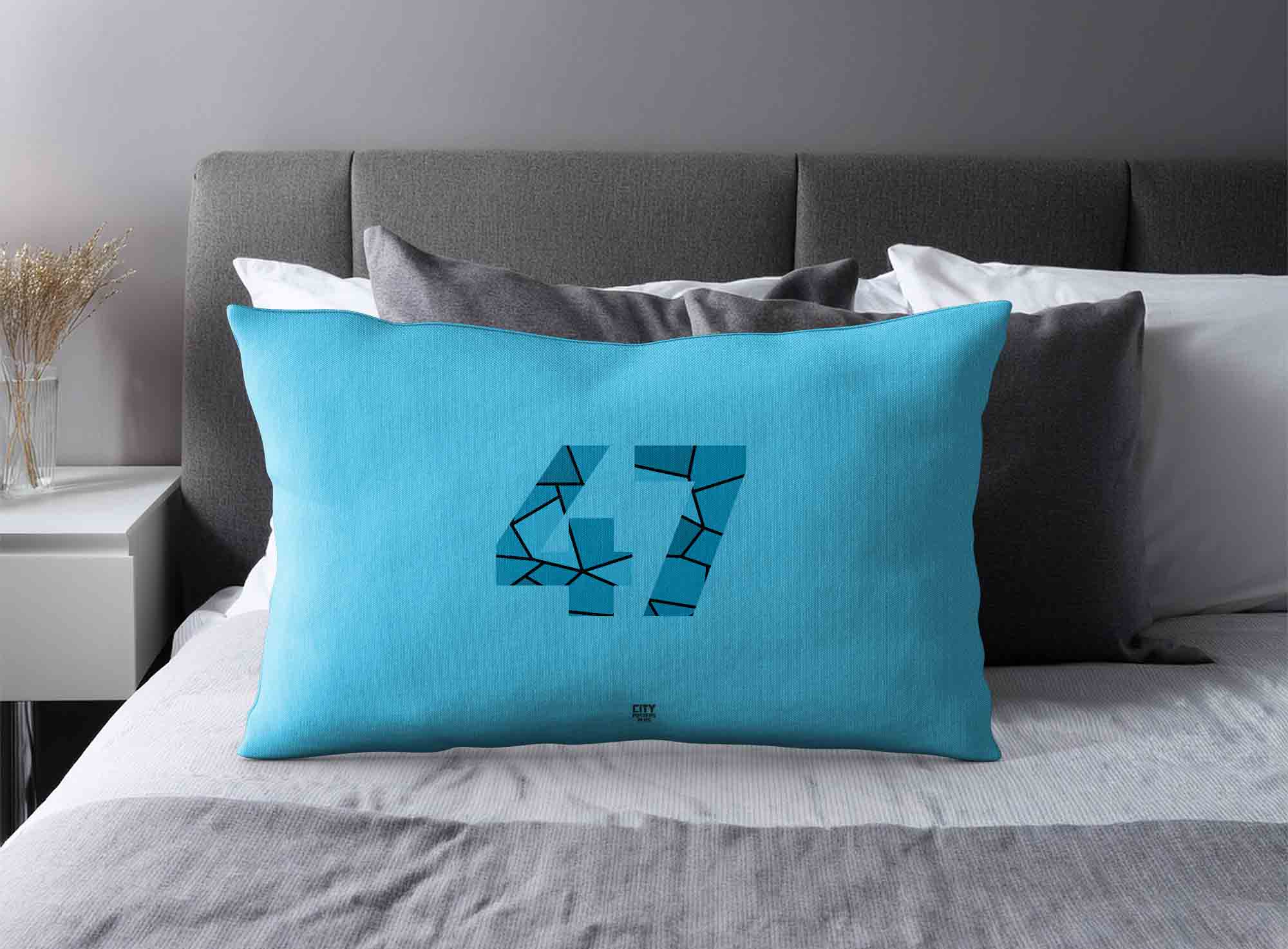 Print Deliver Plus 47 Number Square & Rectangle Pillow Cases image 2