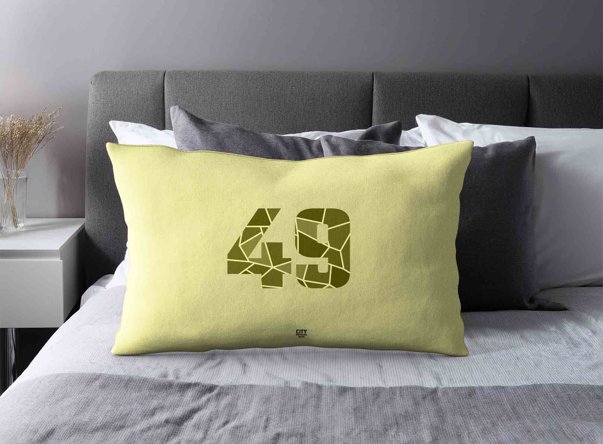 Print Deliver Plus 49 Number Square & Rectangle Pillow Cases image 2