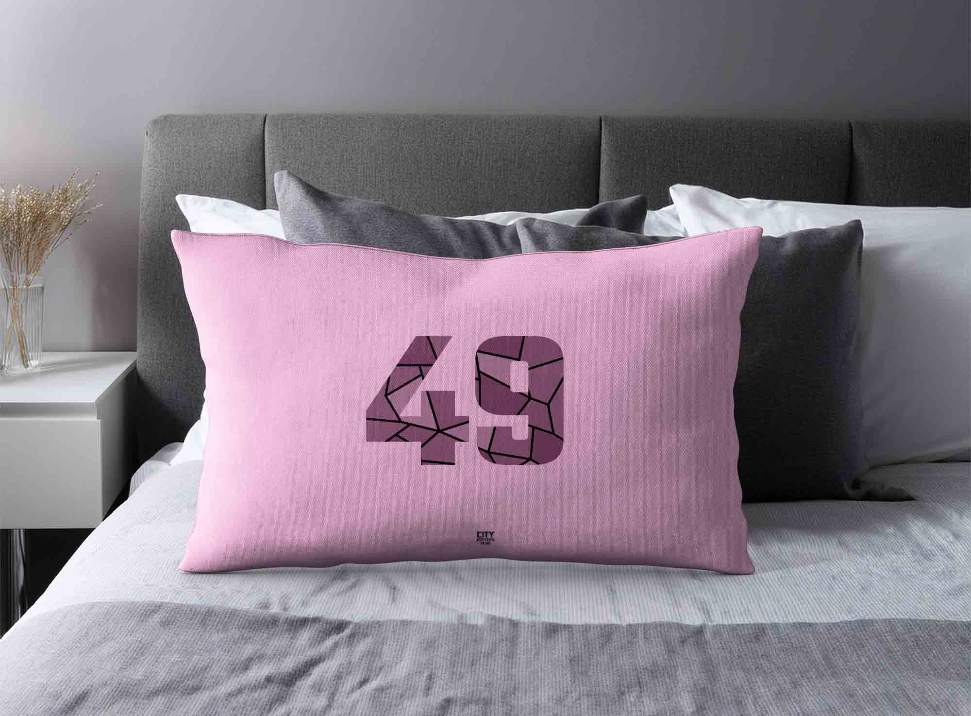 Print Deliver Plus 49 Number Square & Rectangle Pillow Cases image 2