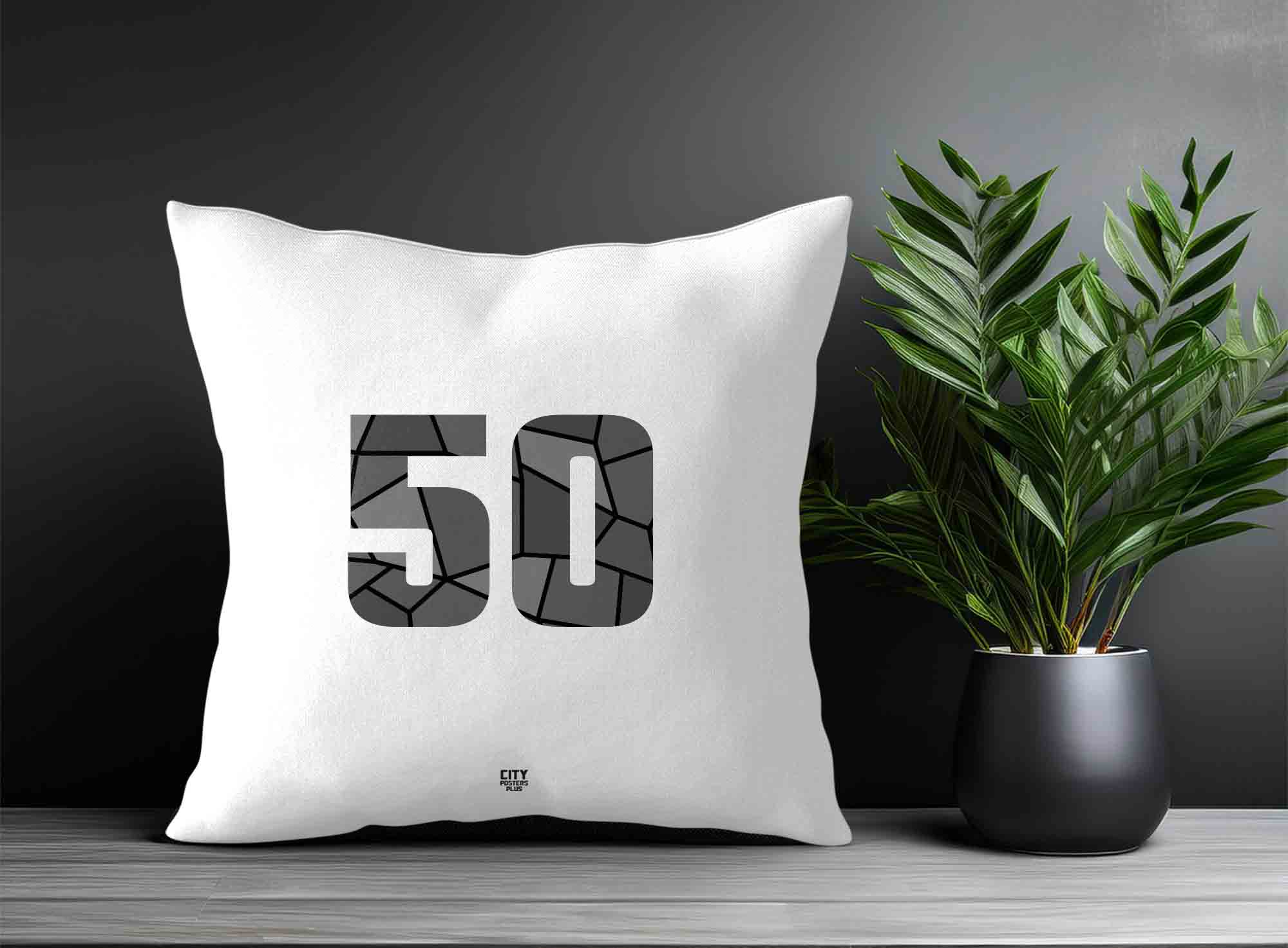 Print Deliver Plus 50 Number Square & Rectangle Pillow Cases