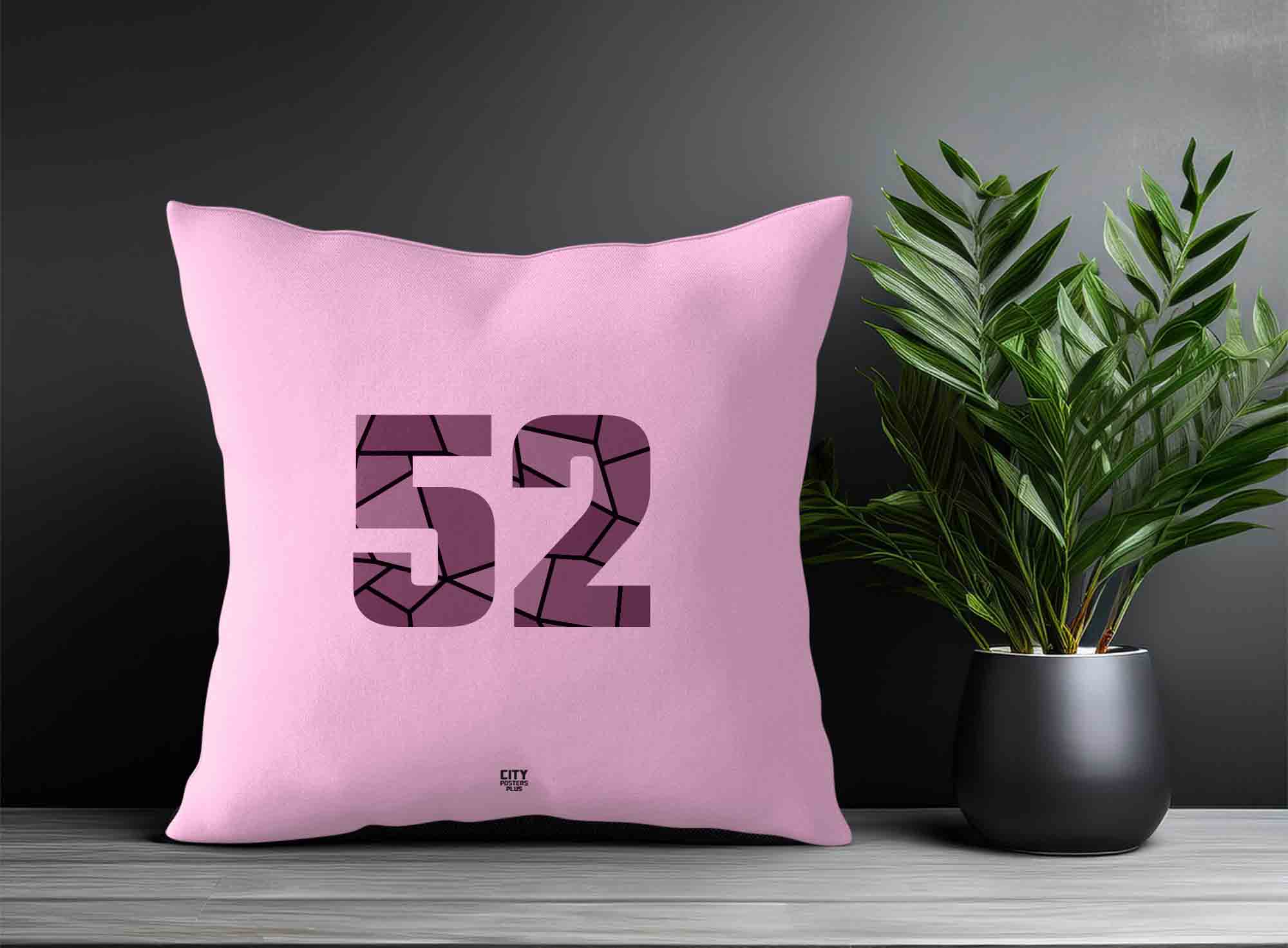 Print Deliver Plus 52 Number Square & Rectangle Pillow Cases