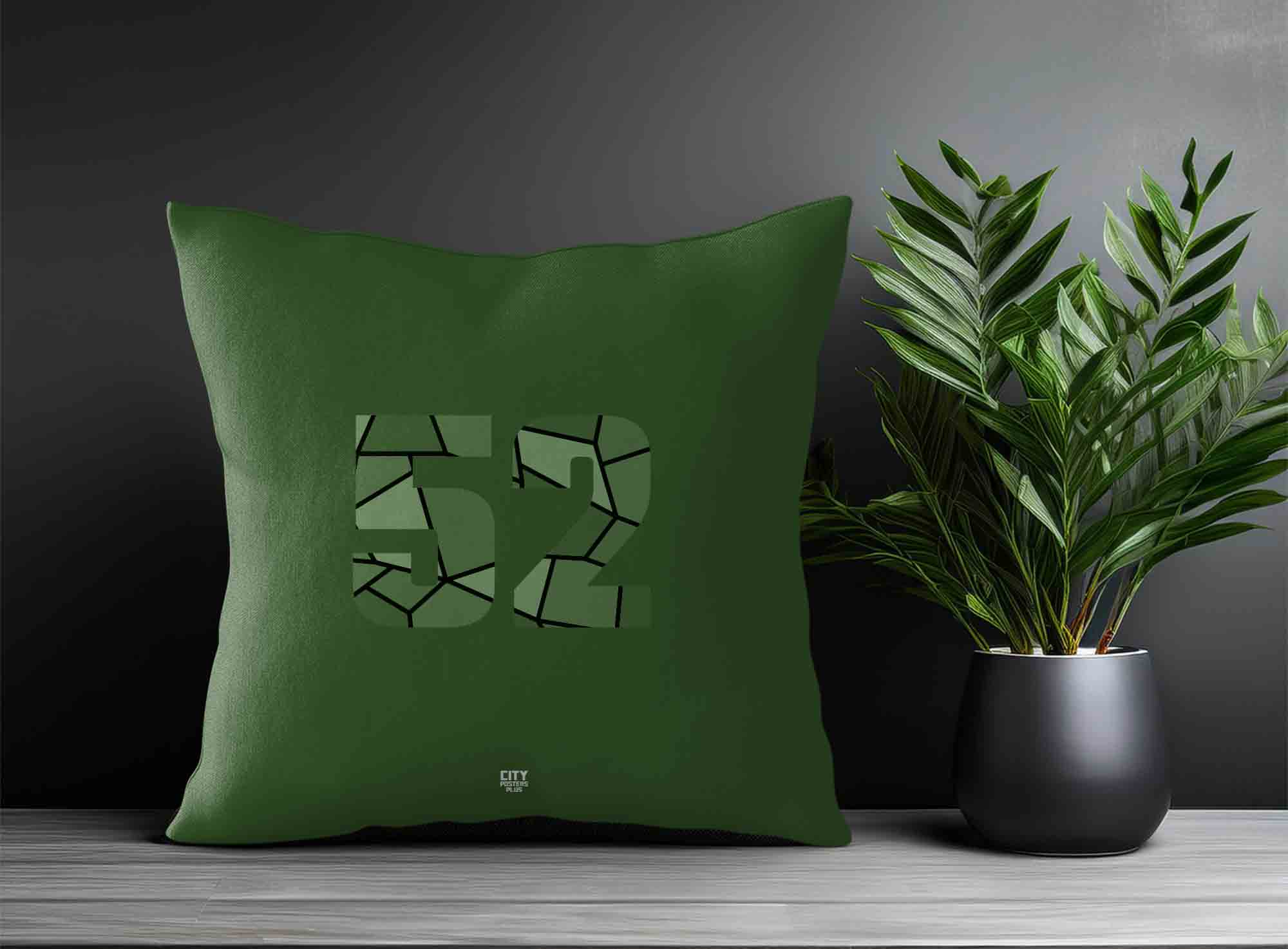 Print Deliver Plus 52 Number Square & Rectangle Pillow Cases