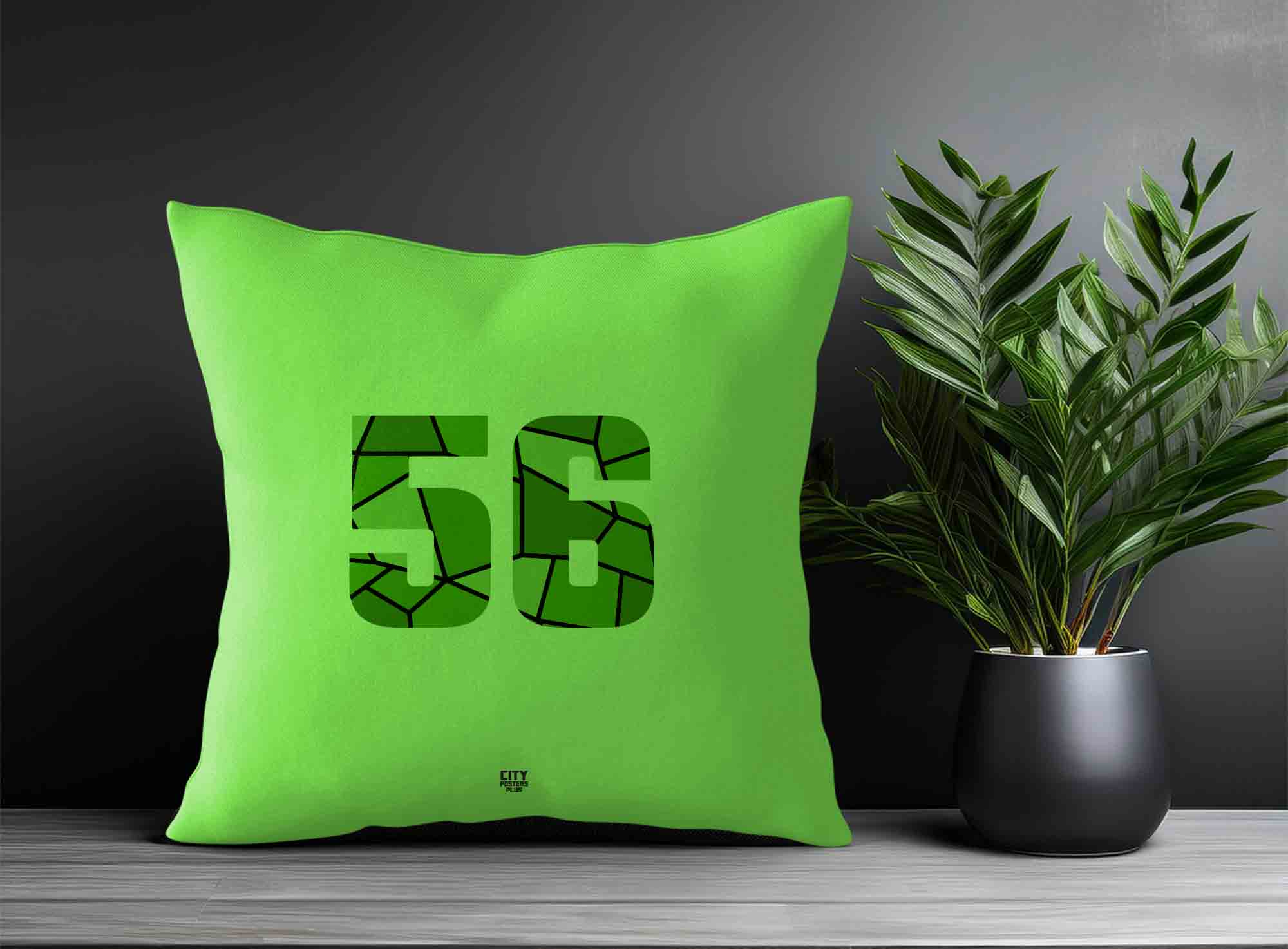 Print Deliver Plus 56 Number Square & Rectangle Pillow Cases