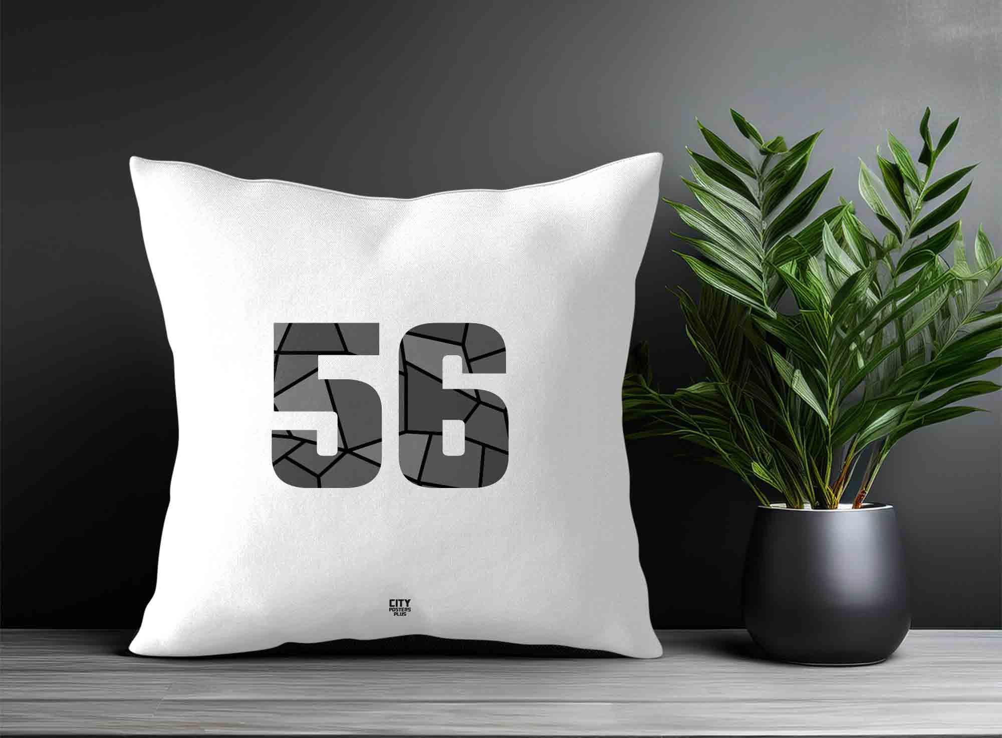Print Deliver Plus 56 Number Square & Rectangle Pillow Cases