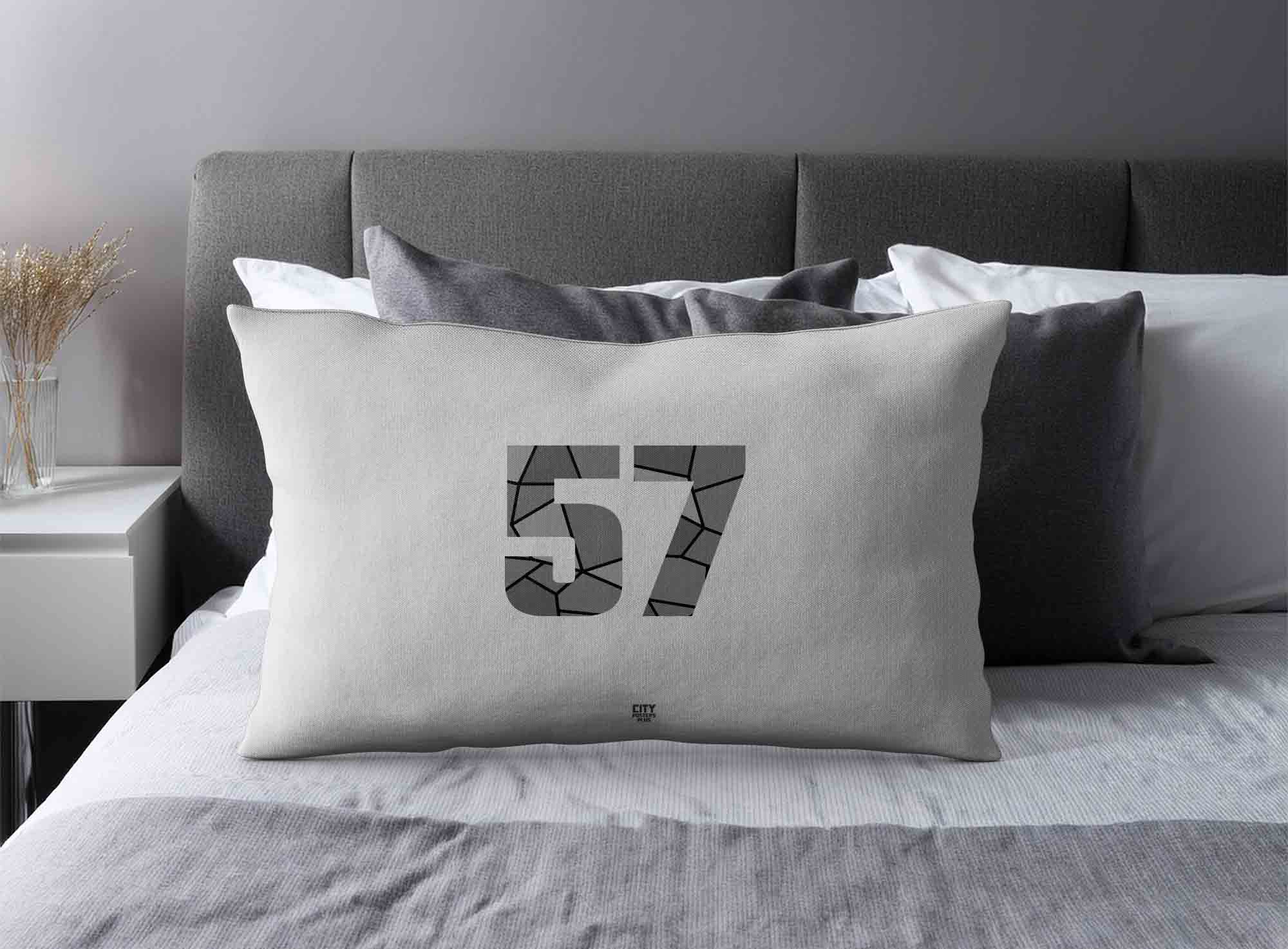 Print Deliver Plus 57 Number Square & Rectangle Pillow Cases image 2