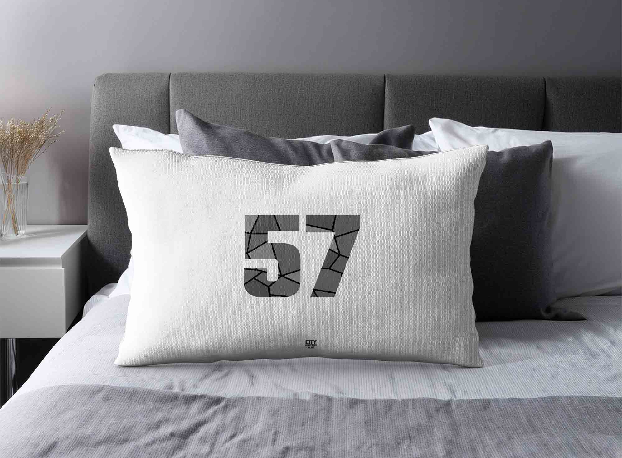 Print Deliver Plus 57 Number Square & Rectangle Pillow Cases image 2