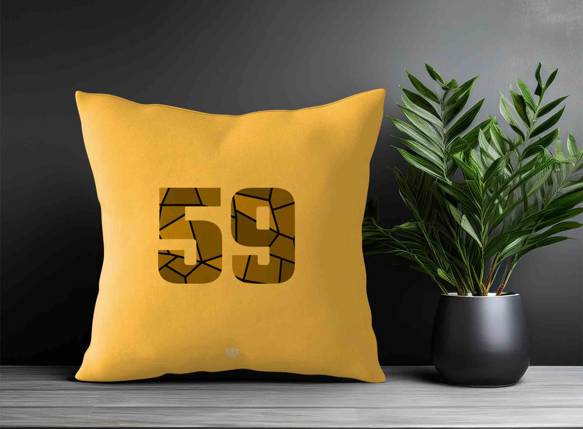 Print Deliver Plus 59 Number Square & Rectangle Pillow Cases
