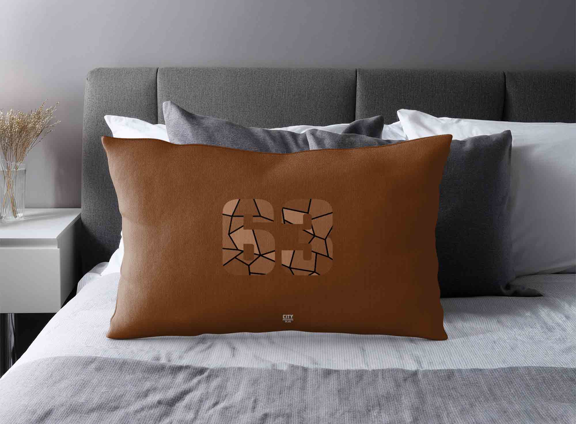 Print Deliver Plus 63 Number Square & Rectangle Pillow Cases image 2