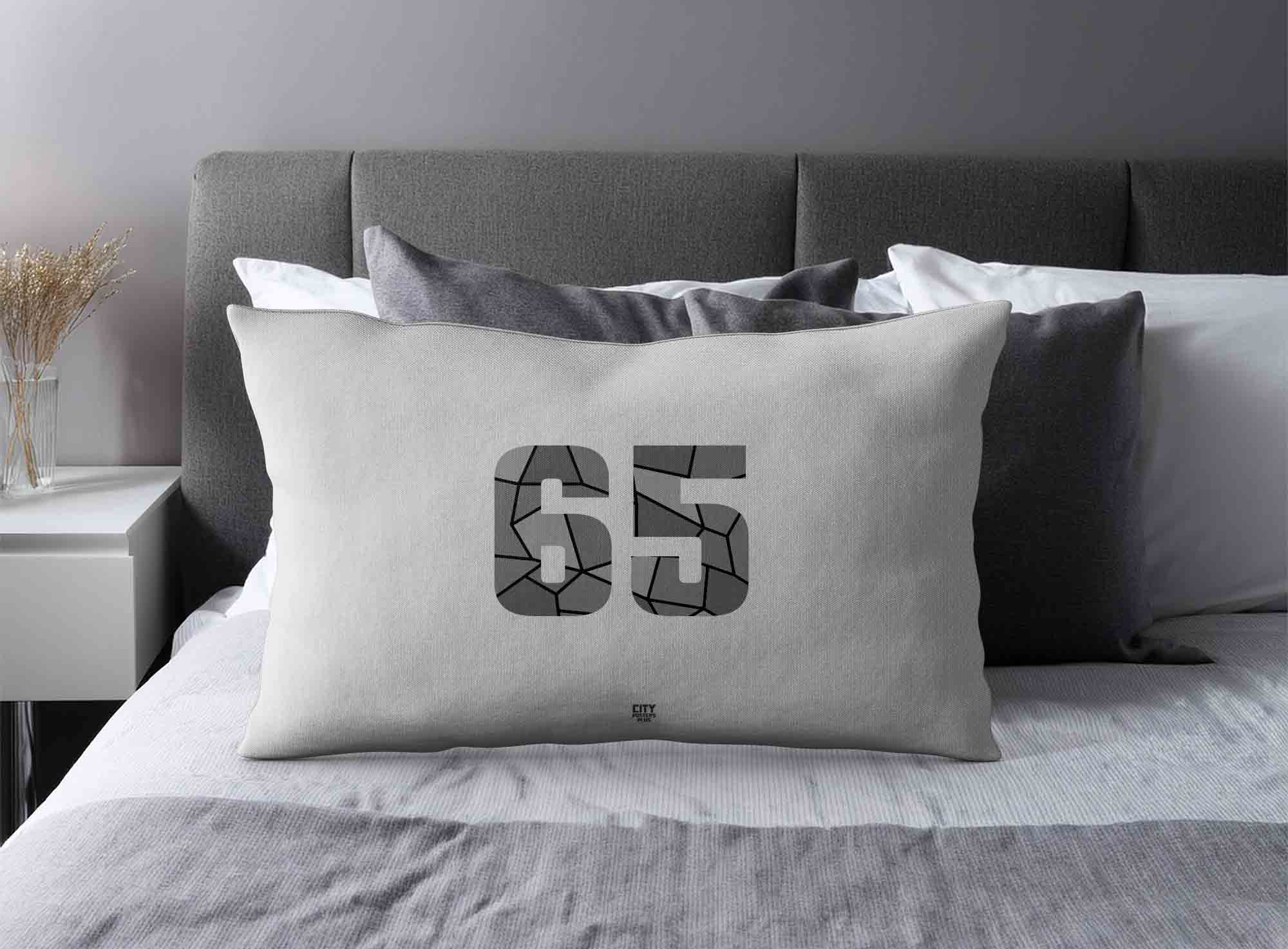 Print Deliver Plus 65 Number Square & Rectangle Pillow Cases image 2