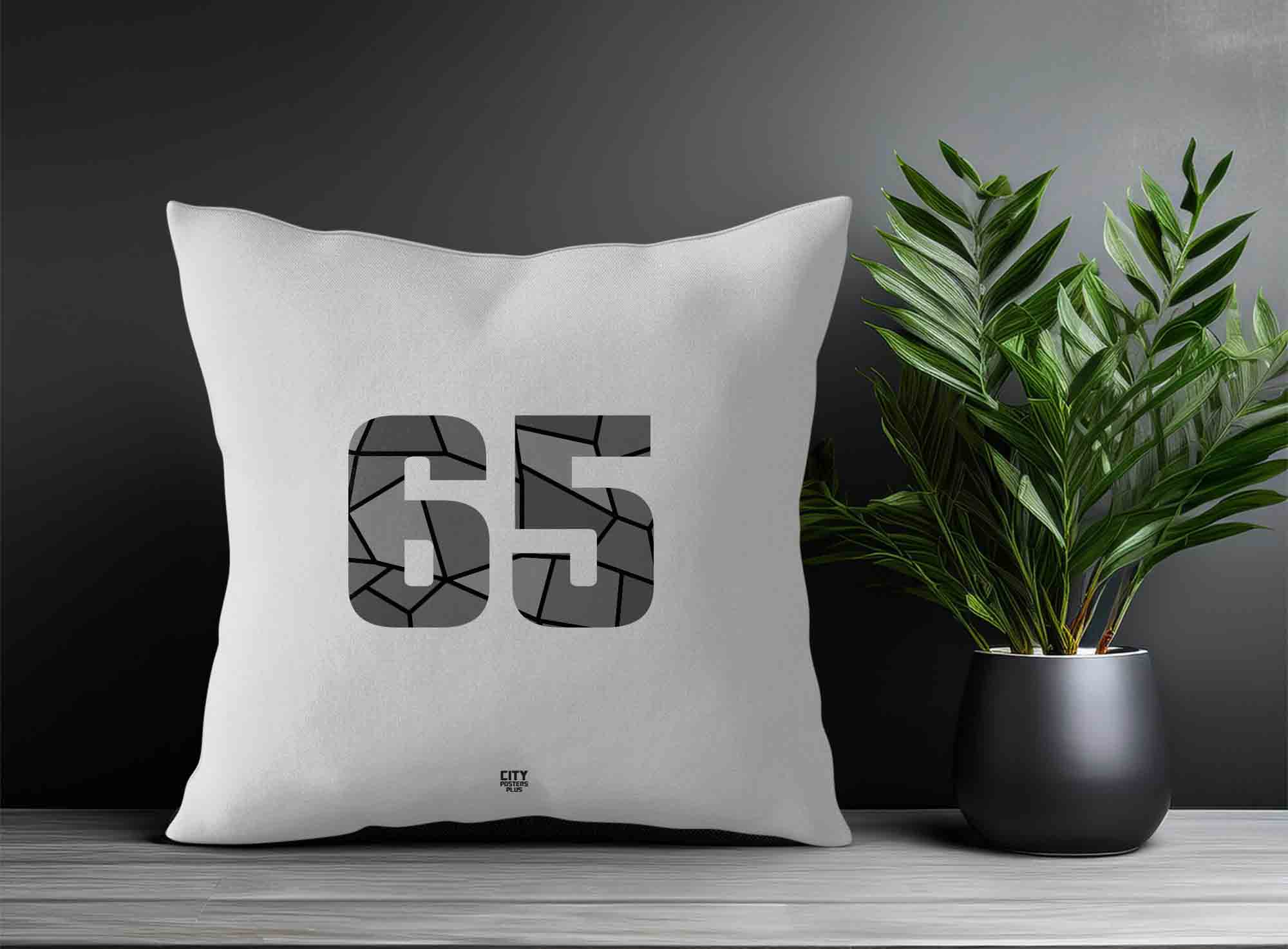 Print Deliver Plus 65 Number Square & Rectangle Pillow Cases