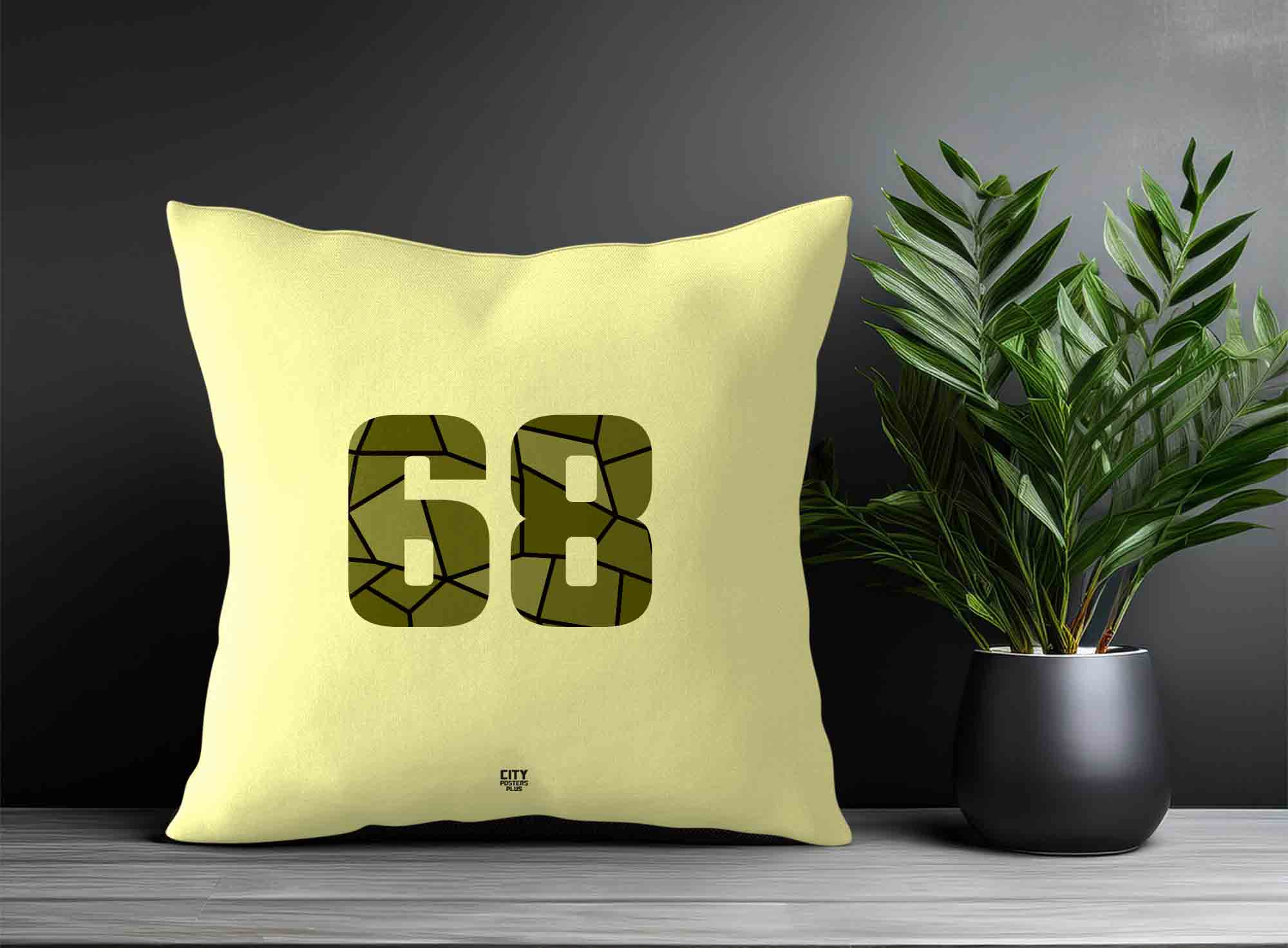 Print Deliver Plus 68 Number Square & Rectangle Pillow Cases