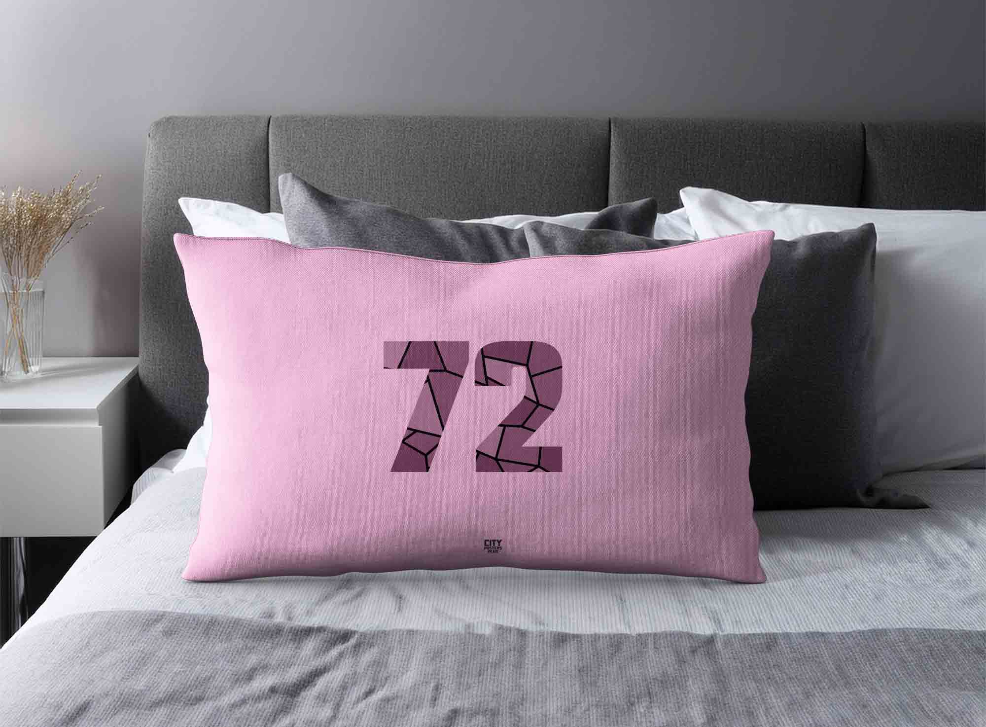 Print Deliver Plus 72 Number Square & Rectangle Pillow Cases image 2