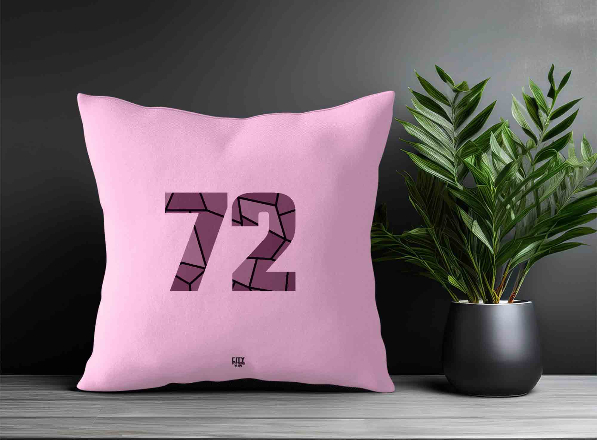 Print Deliver Plus 72 Number Square & Rectangle Pillow Cases