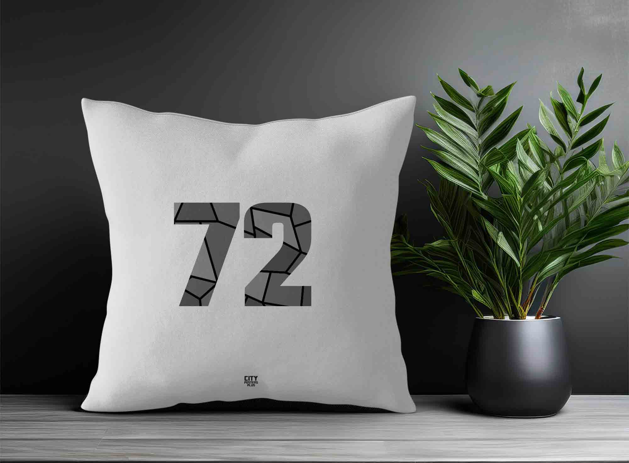 Print Deliver Plus 72 Number Square & Rectangle Pillow Cases