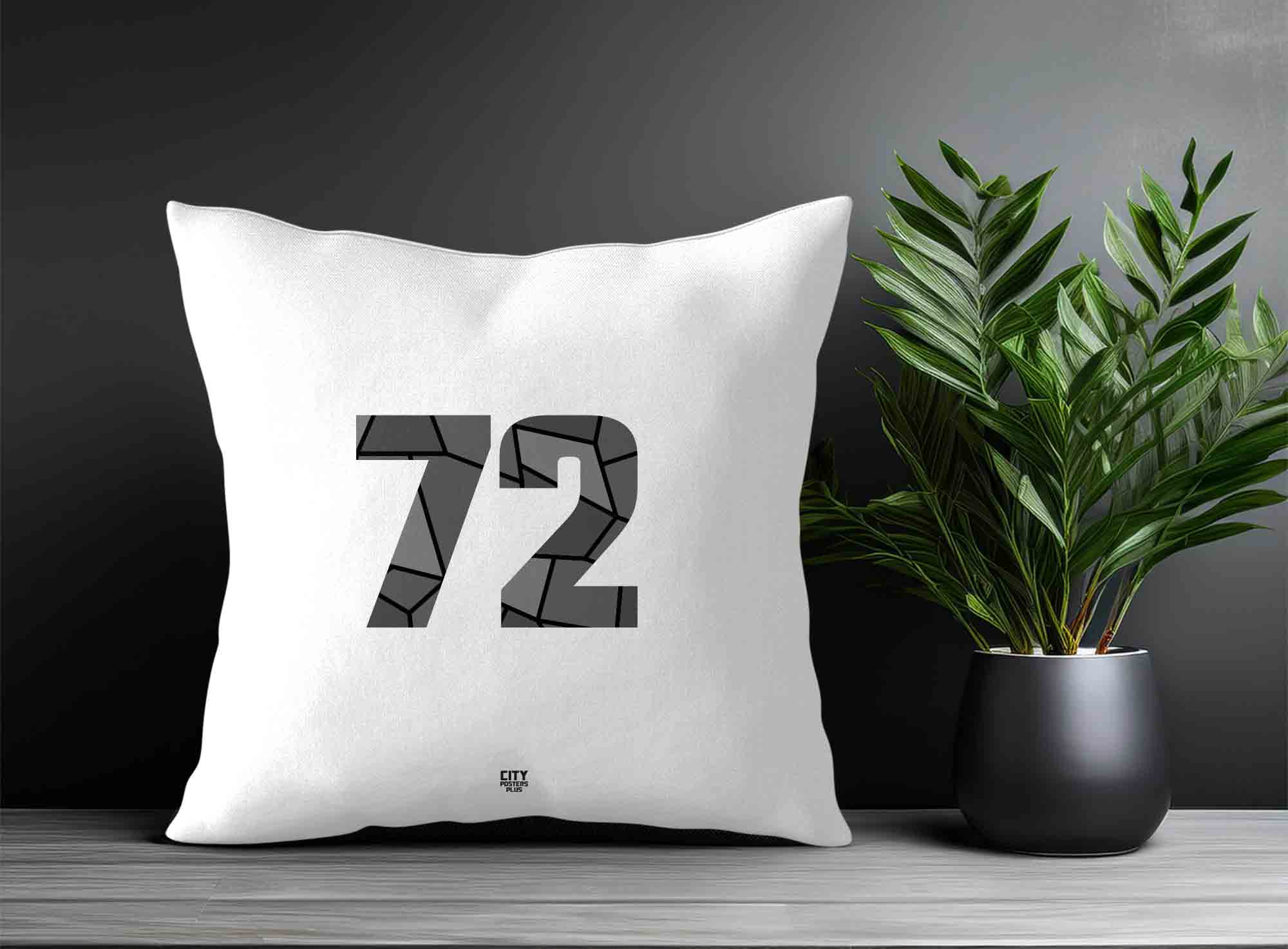 Print Deliver Plus 72 Number Square & Rectangle Pillow Cases