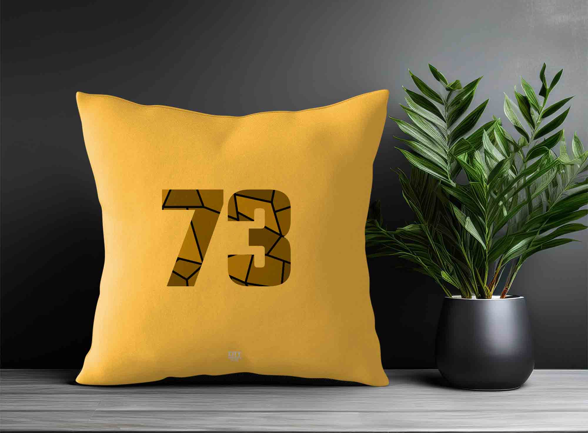 Print Deliver Plus 73 Number Square & Rectangle Pillow Cases