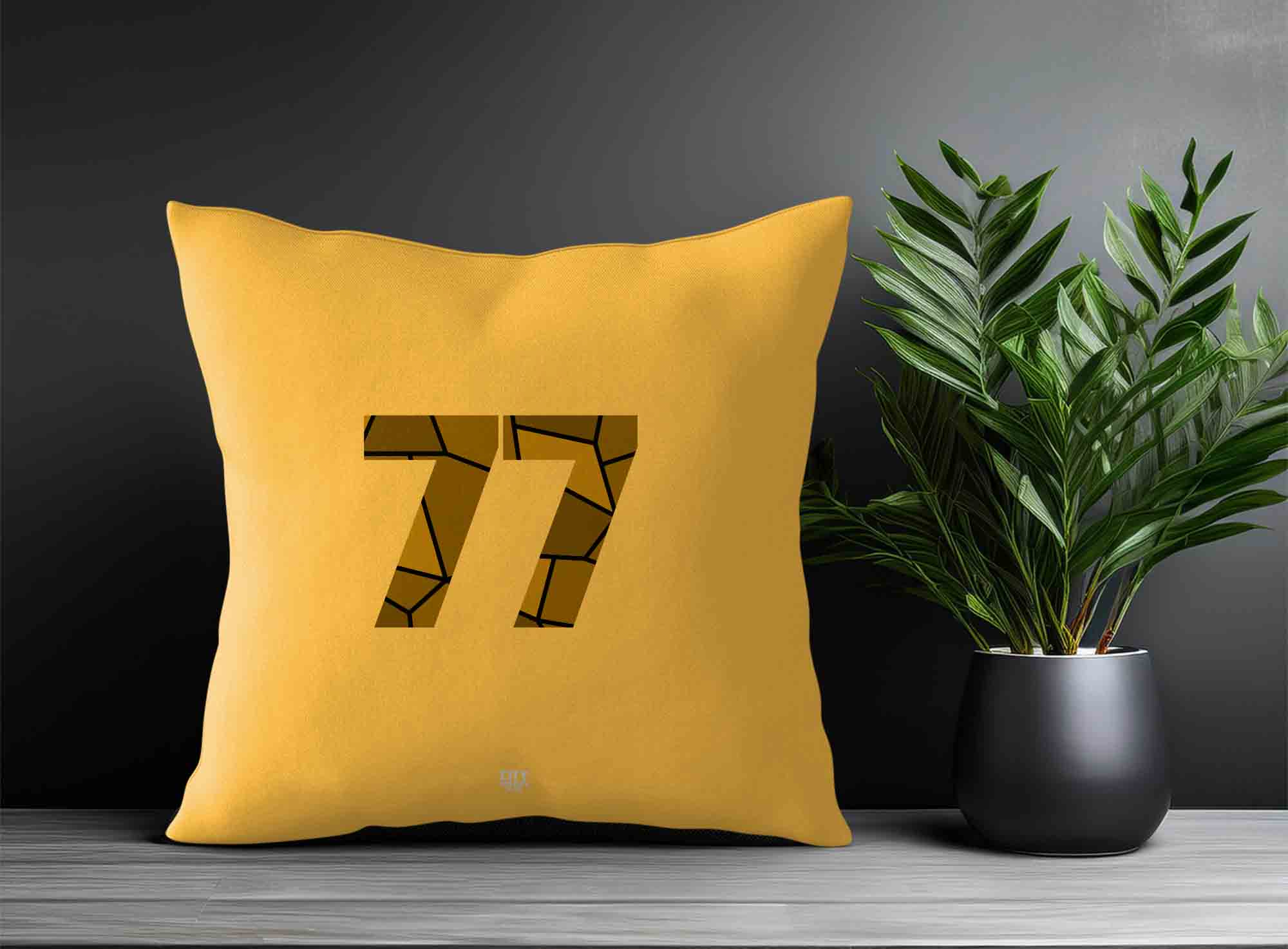 Print Deliver Plus 77 Number Square & Rectangle Pillow Cases