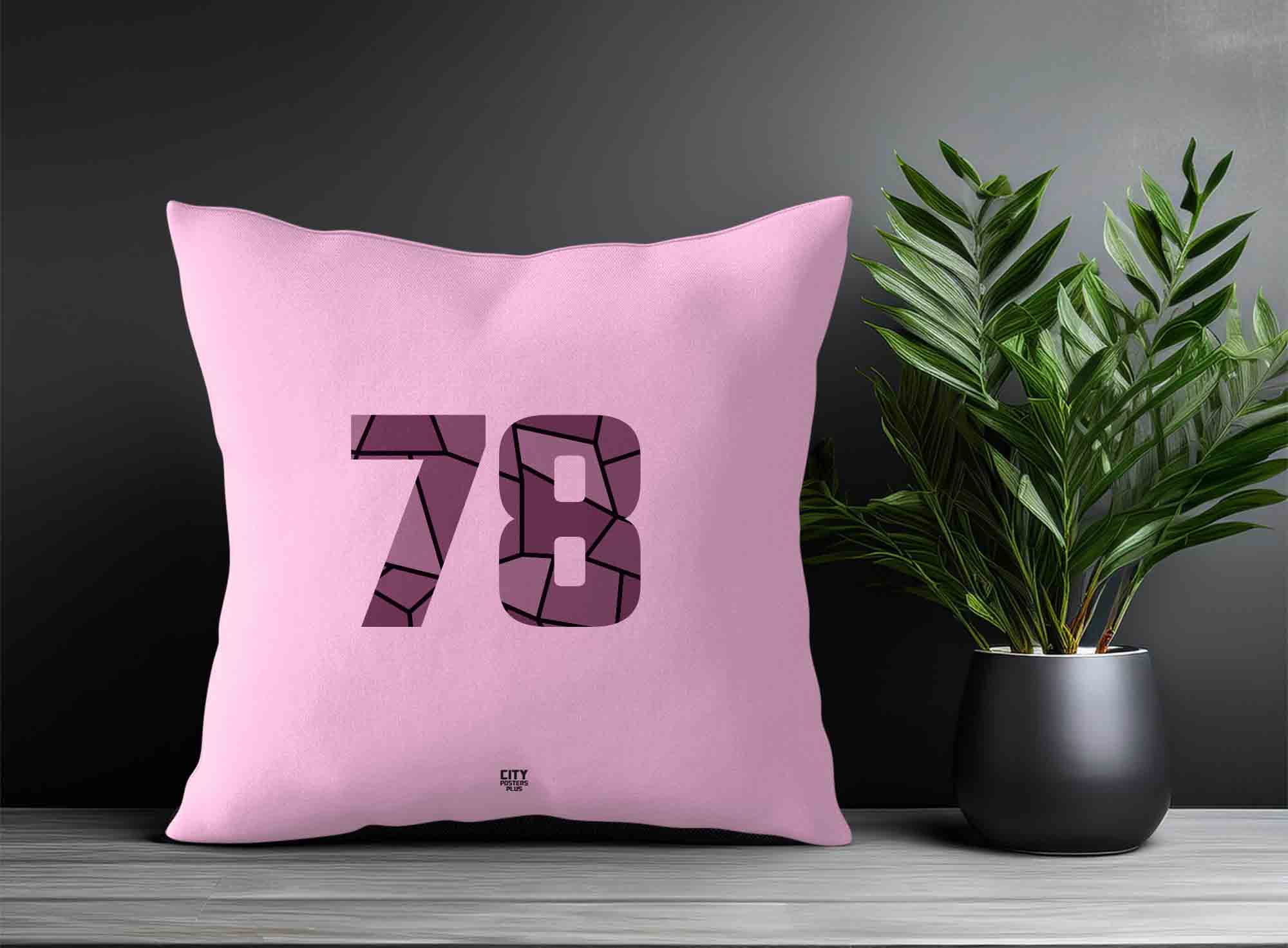 Print Deliver Plus 78 Number Square & Rectangle Pillow Cases