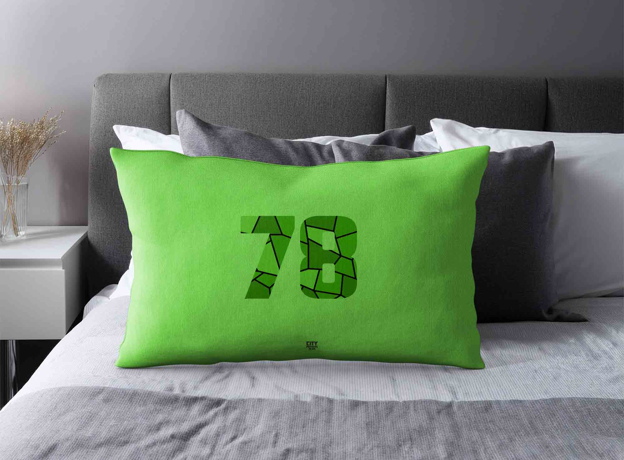 Print Deliver Plus 78 Number Square & Rectangle Pillow Cases image 2