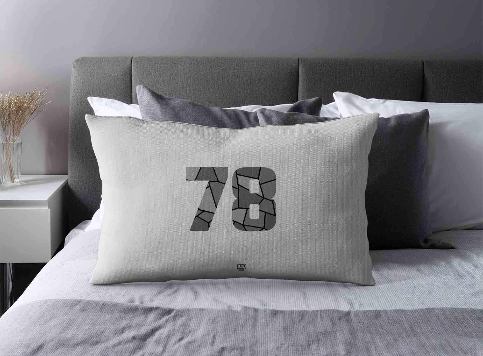 Print Deliver Plus 78 Number Square & Rectangle Pillow Cases image 2