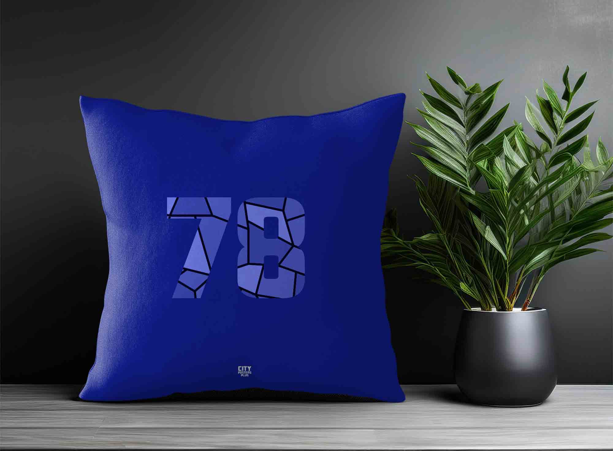 Print Deliver Plus 78 Number Square & Rectangle Pillow Cases