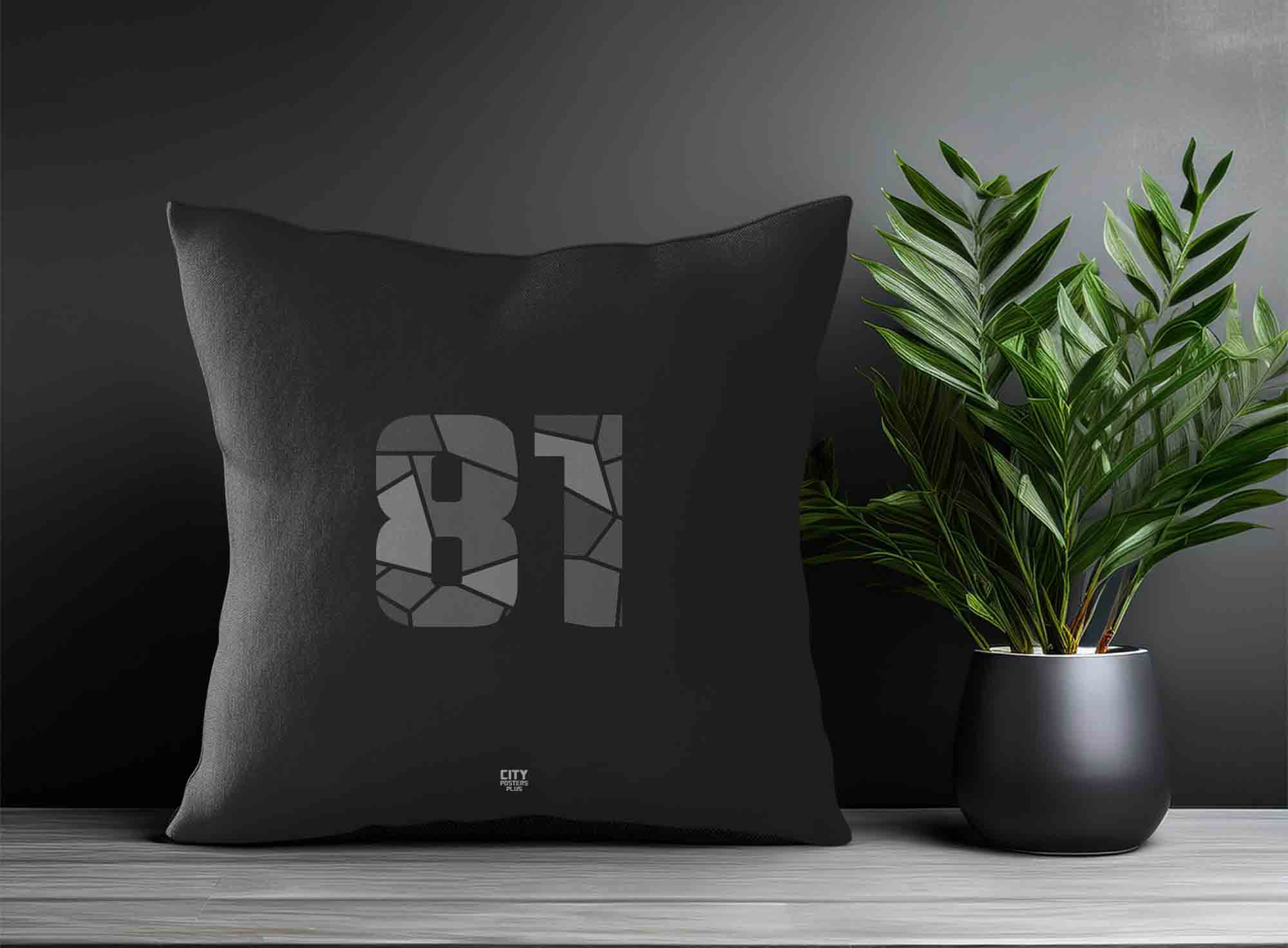 Print Deliver Plus 81 Number Square & Rectangle Pillow Cases