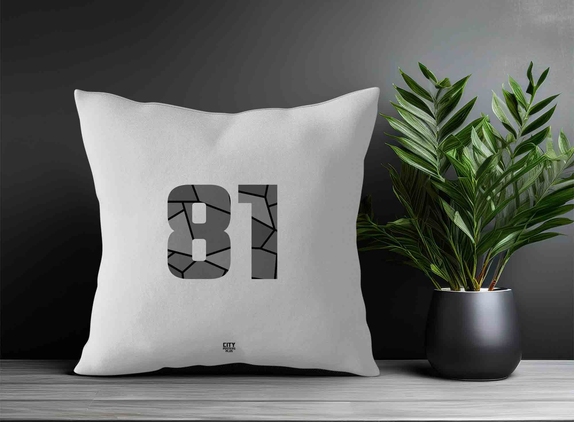 Print Deliver Plus 81 Number Square & Rectangle Pillow Cases