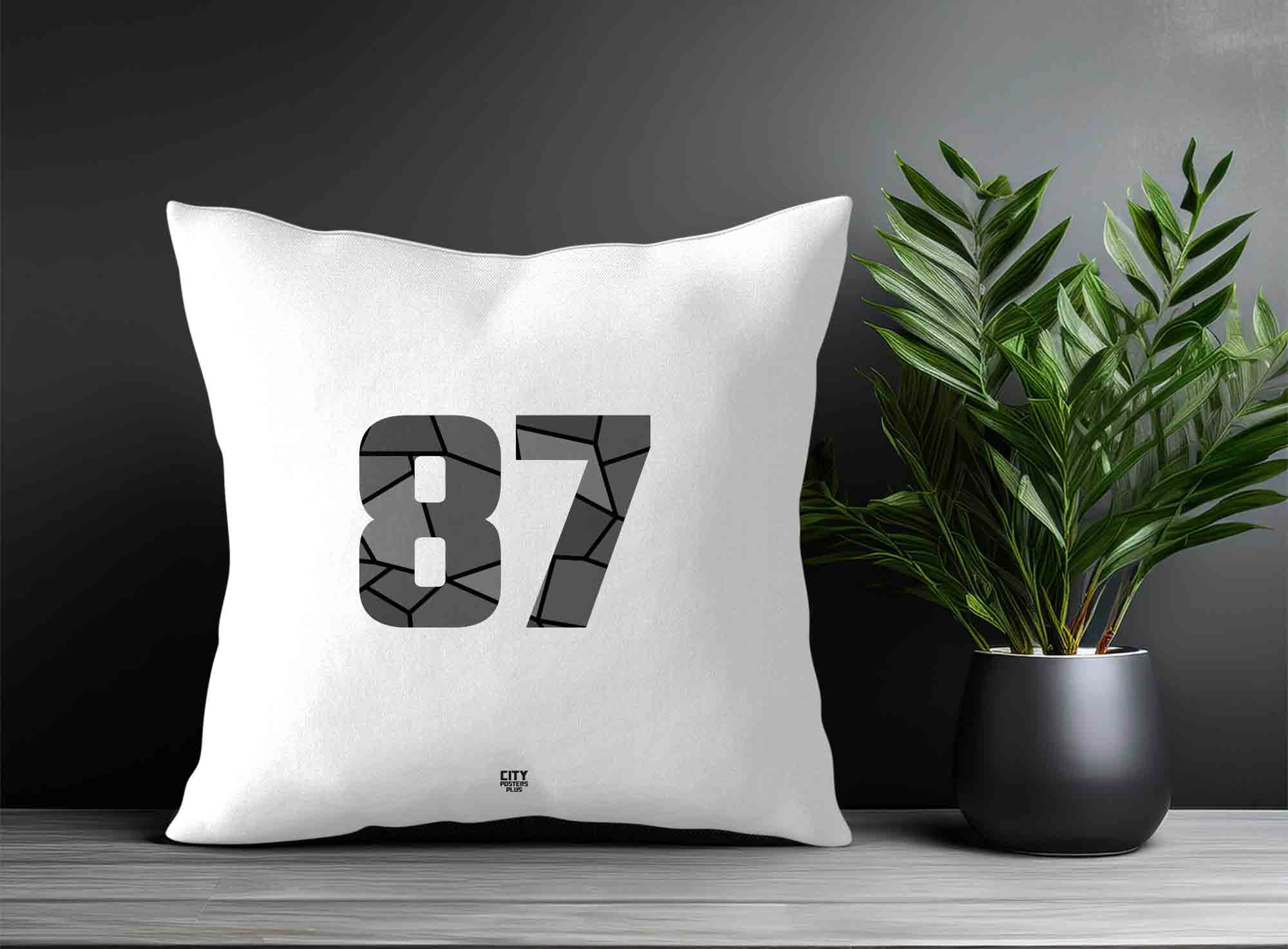 Print Deliver Plus 87 Number Square & Rectangle Pillow Cases