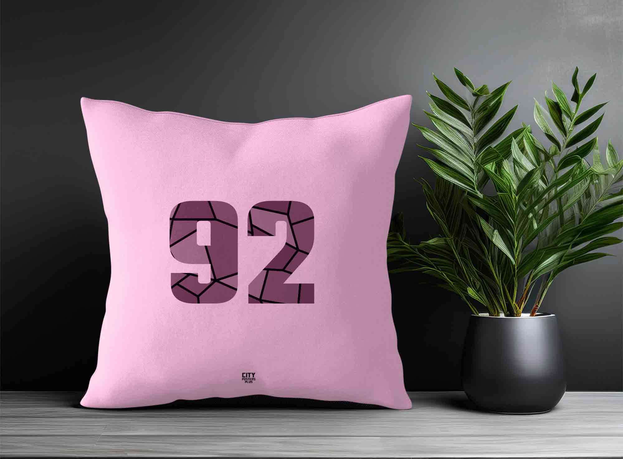 Print Deliver Plus 92 Number Square & Rectangle Pillow Cases