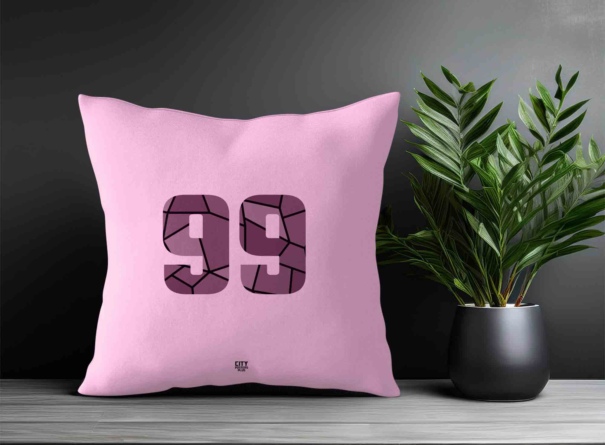 Print Deliver Plus 99 Number Square & Rectangle Pillow Cases