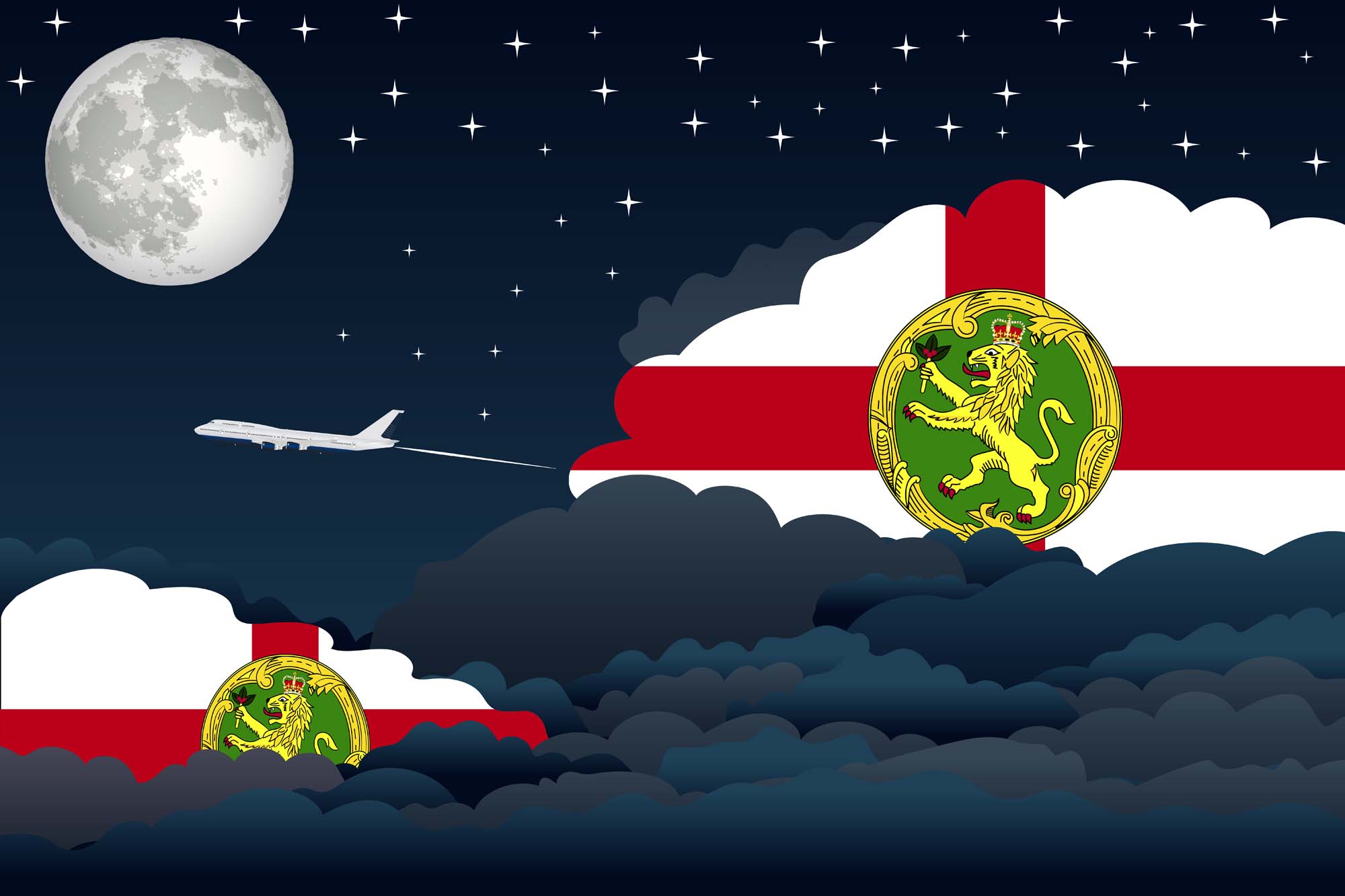 Alderney Night Clouds Blanket Throw image 2