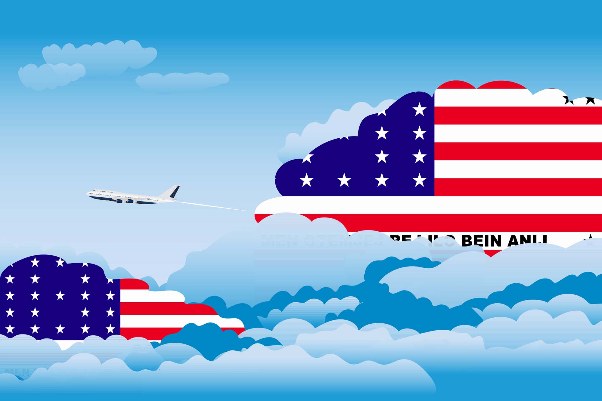 Bikini Atoll Day Clouds Blanket Throw image 2