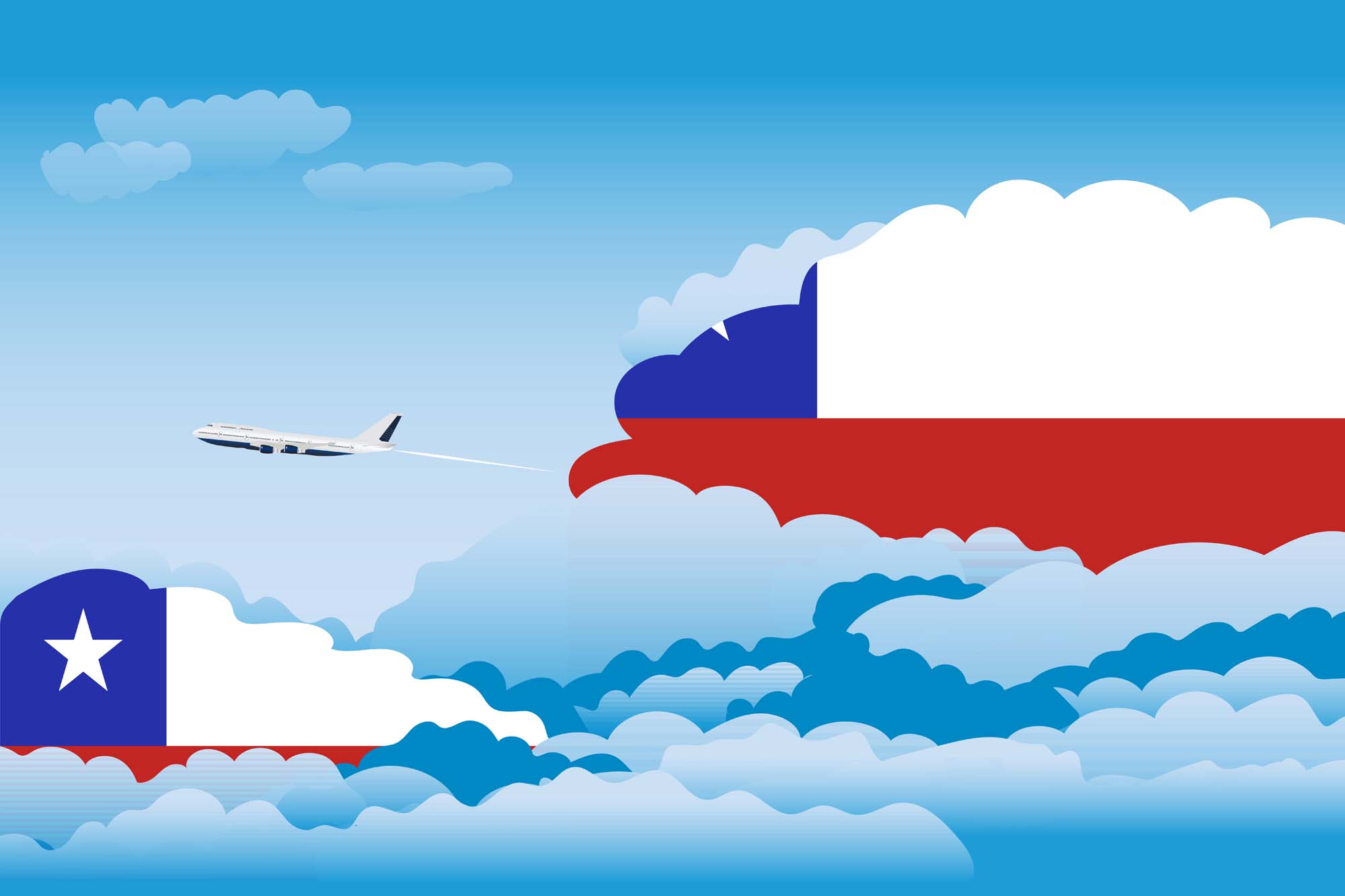 Chile Day Clouds Blanket Throw image 2