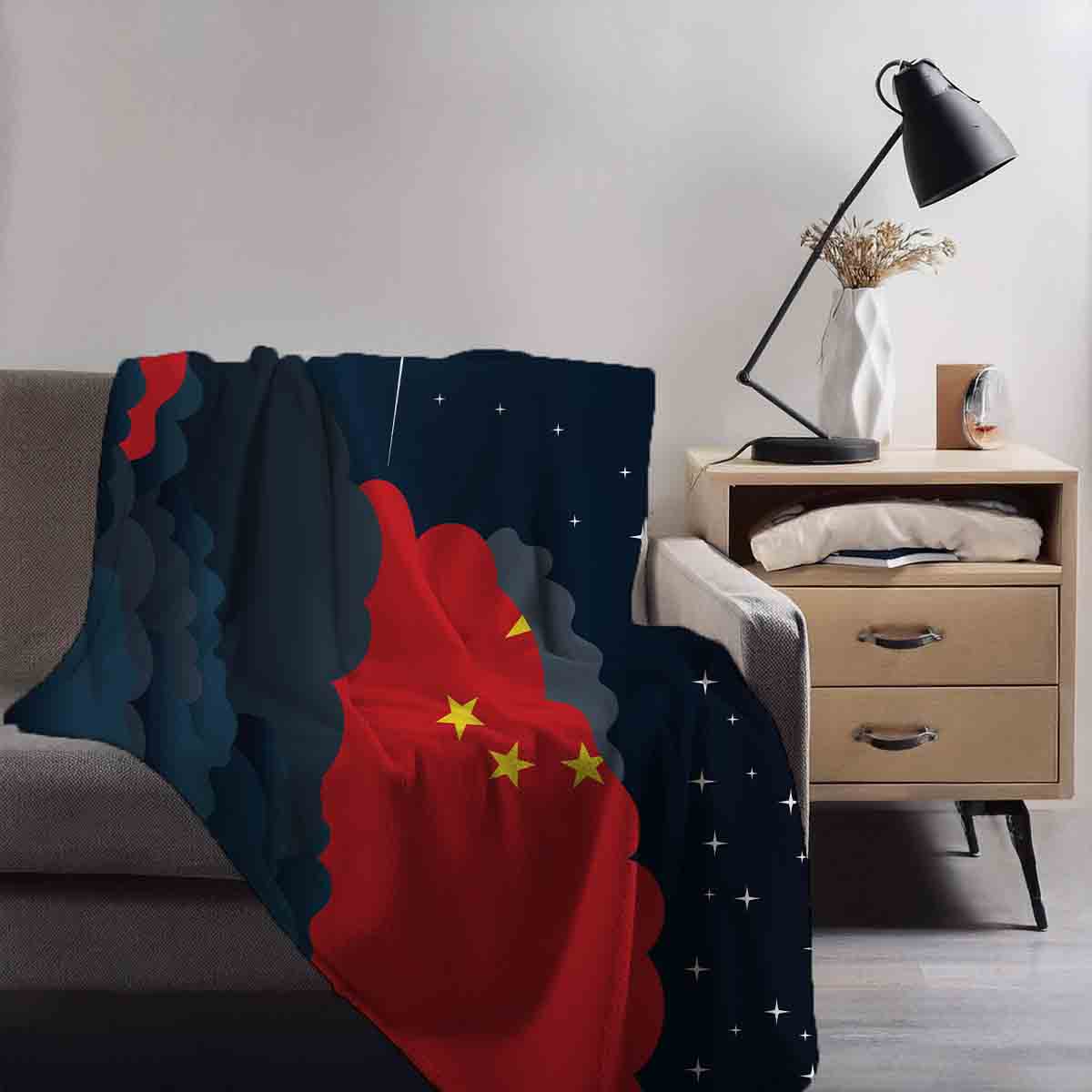 China Night Clouds Blanket Throw