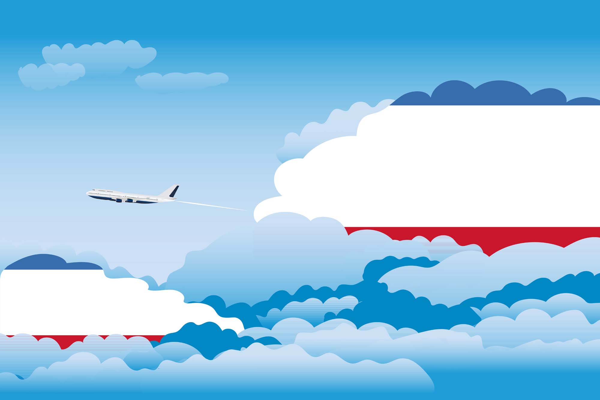 Crimea Day Clouds Blanket Throw image 2