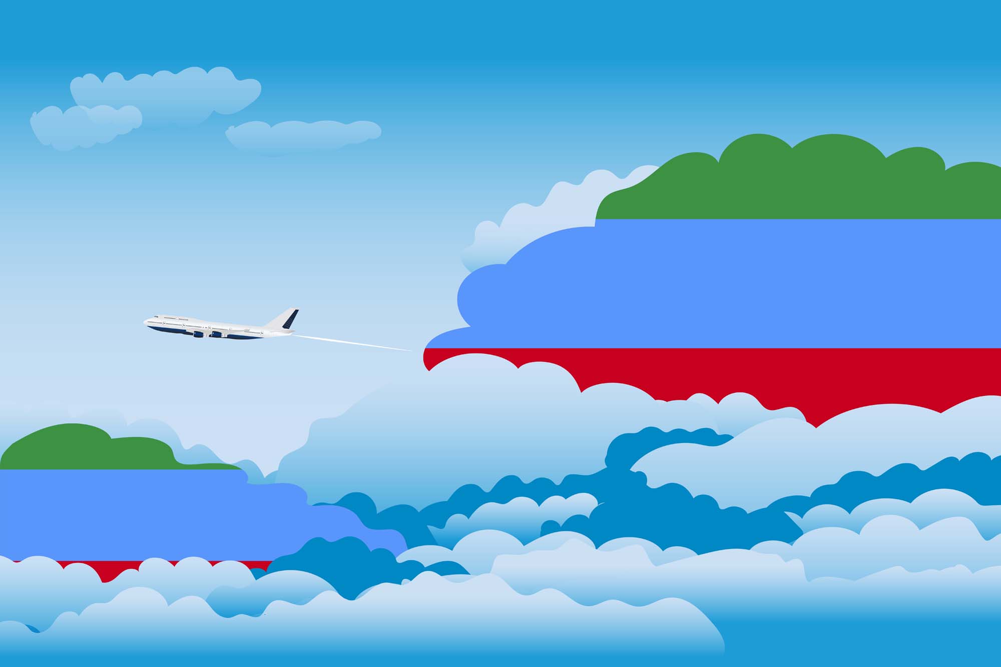 Dagestan Day Clouds Blanket Throw image 2