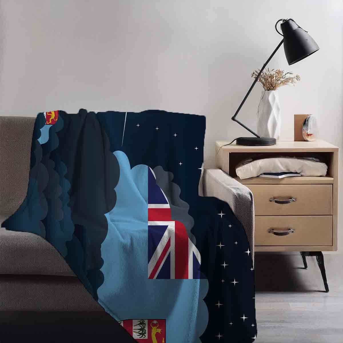 Fiji Night Clouds Blanket Throw