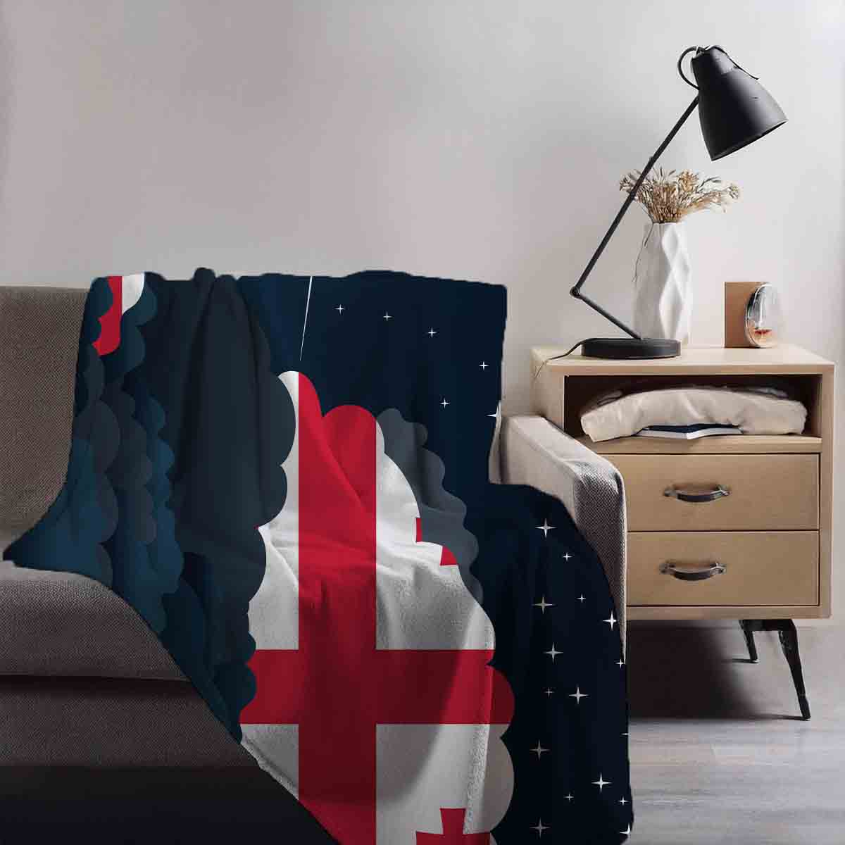 Georgia Night Clouds Blanket Throw