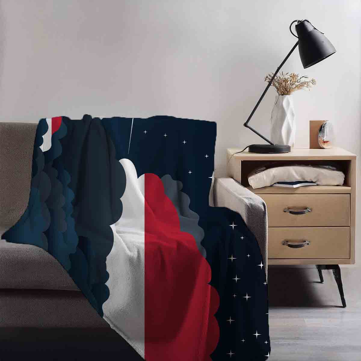 Indonesia Night Clouds Blanket Throw