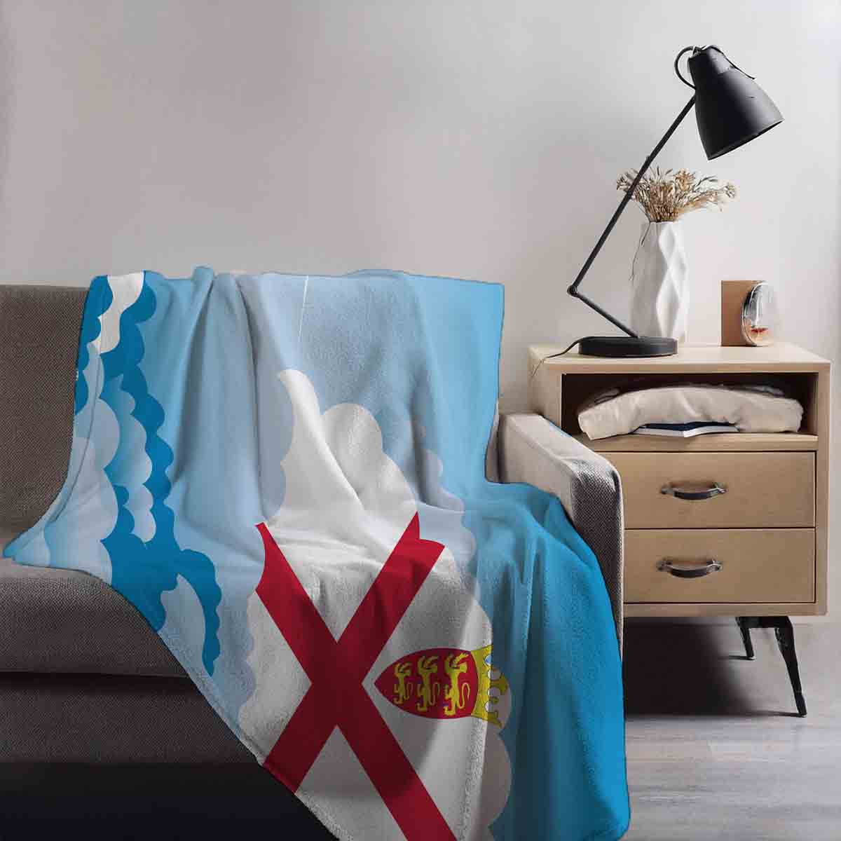 Jersey Day Clouds Blanket Throw