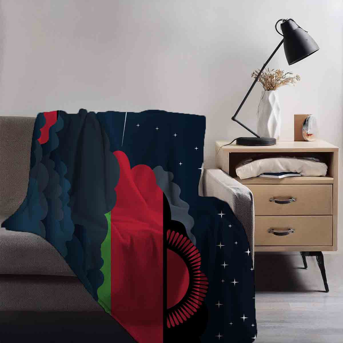 Malawi Night Clouds Blanket Throw