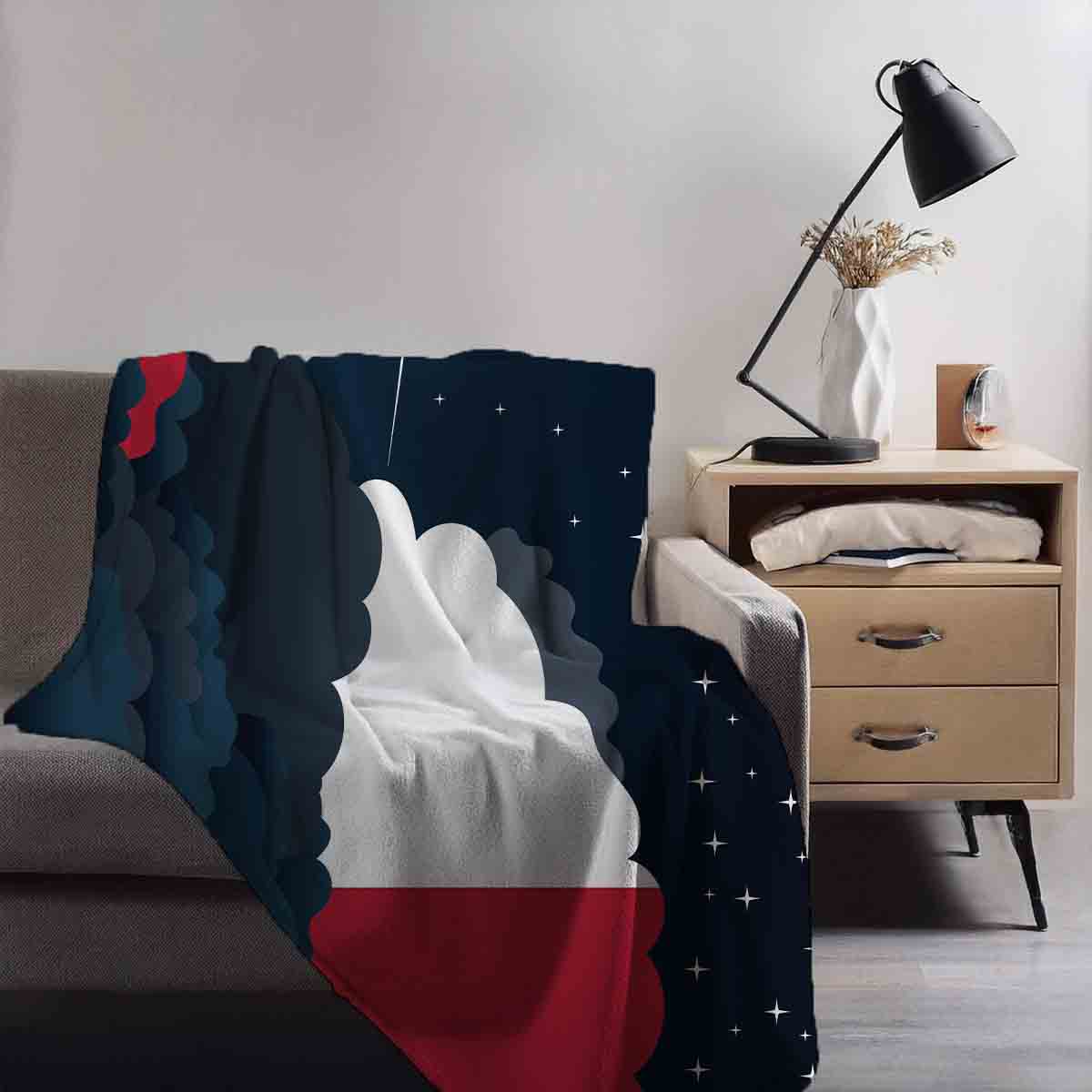 Malta Night Clouds Blanket Throw