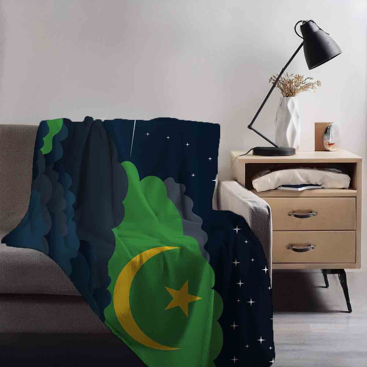 Mauritania Night Clouds Blanket Throw